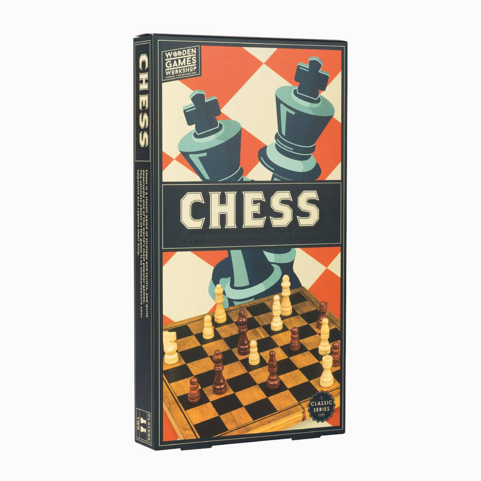 Chess - Handcrafted Wooden Board Game 3+