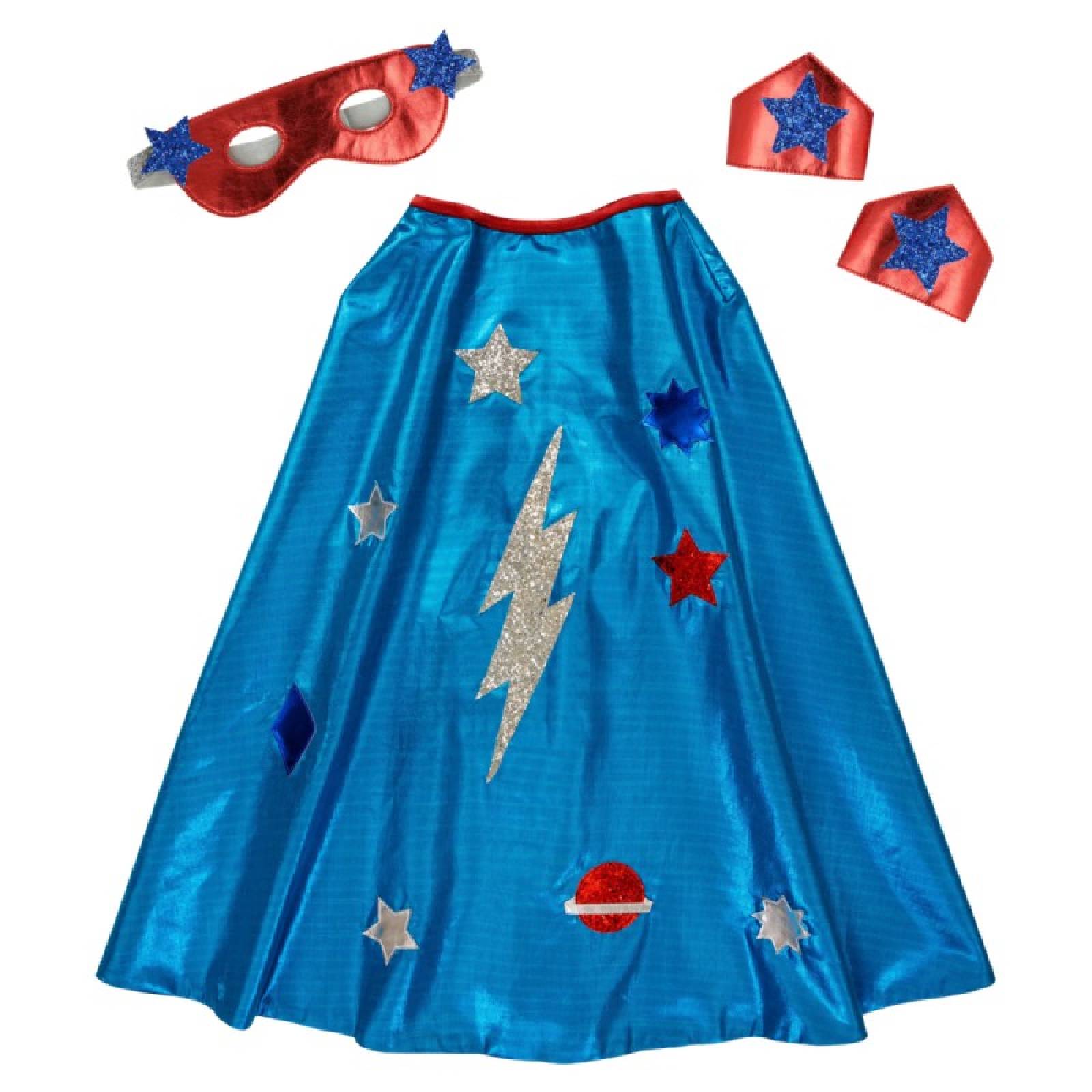 Children's Blue Superhero Fancy Dress Costume 3-6yrs