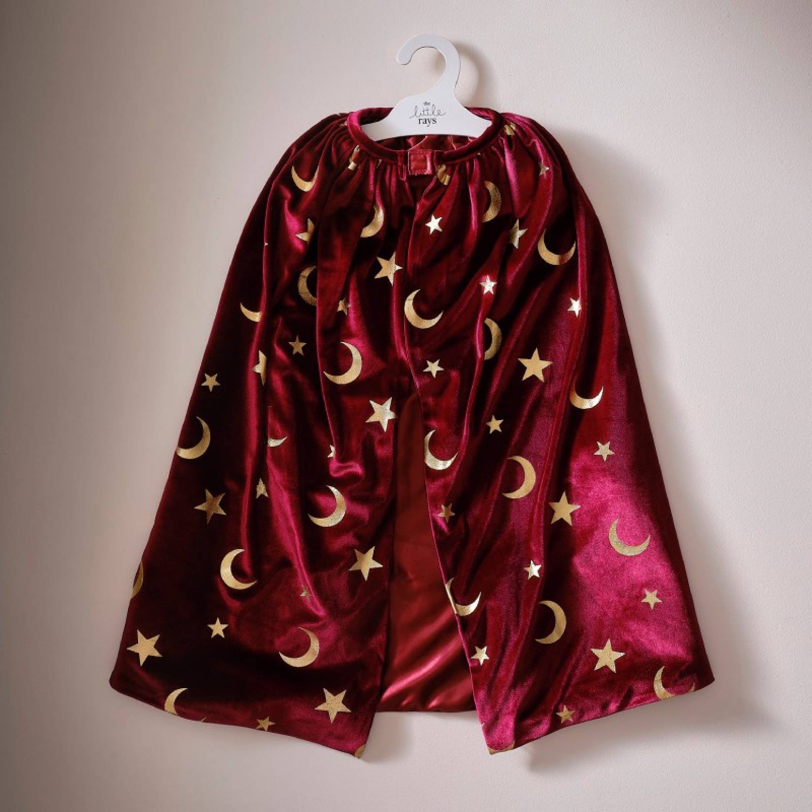 Children's Burgundy Magician Costume Cape