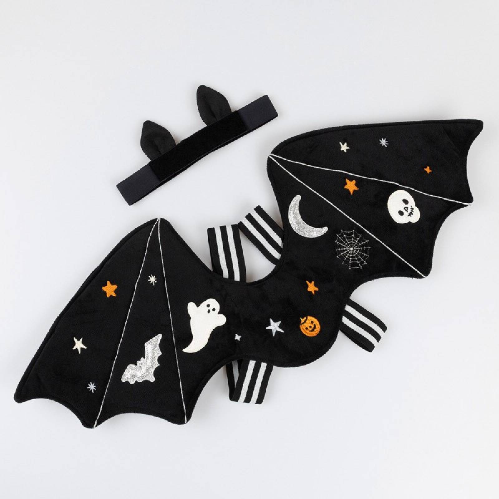 Children's Embroidered Bat Wings Costume 3-6 thumbnails