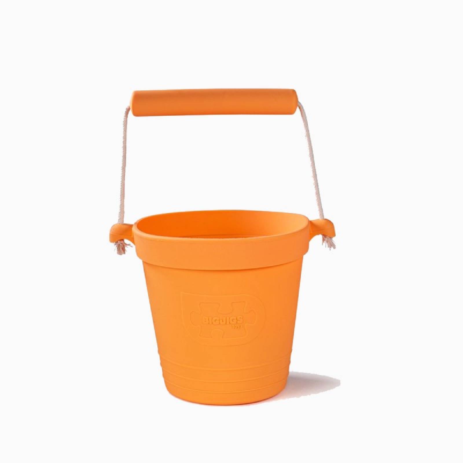 Children's Foldable Bucket In Apricot Orange 18m+