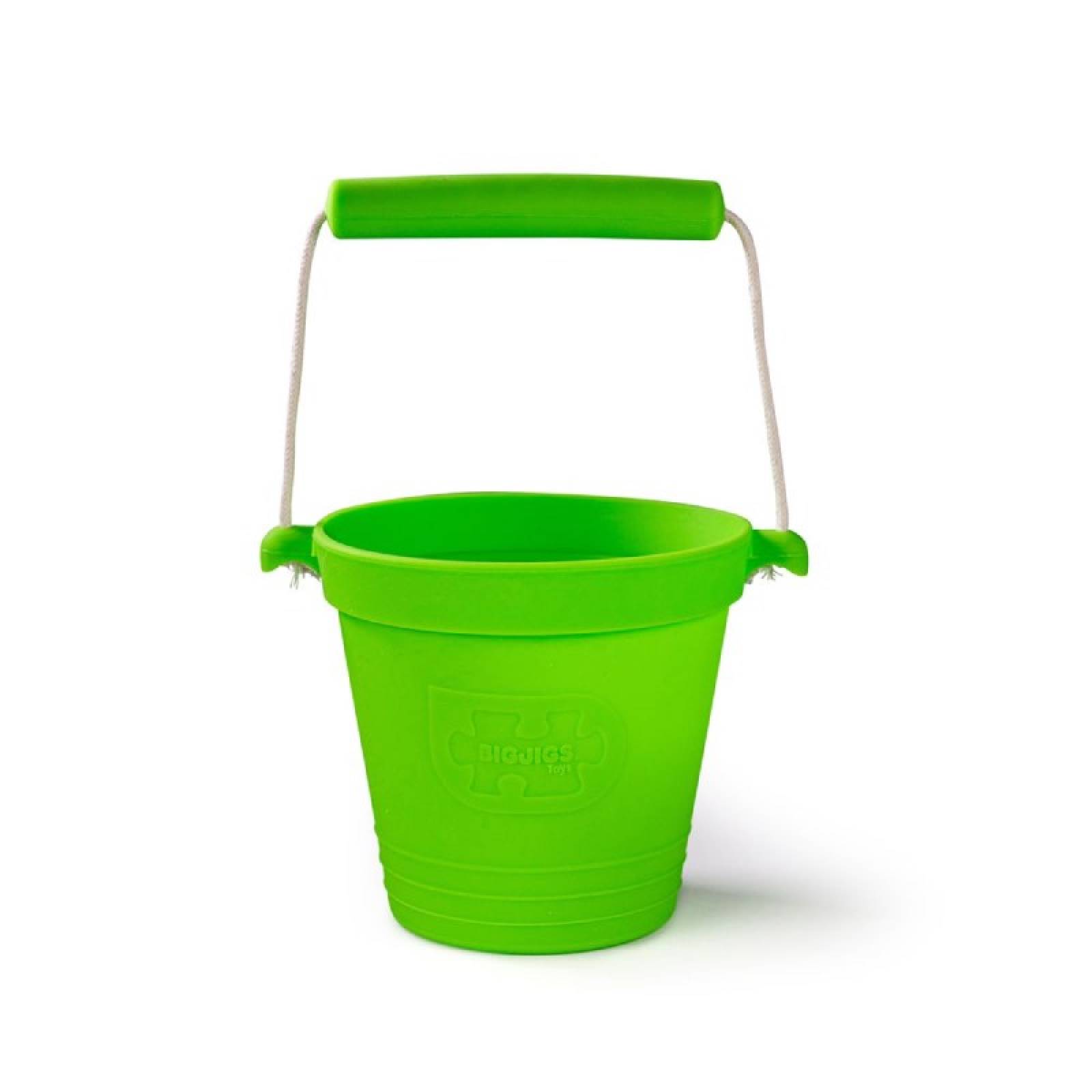 Children's Foldable Bucket In Meadow Green 18m+