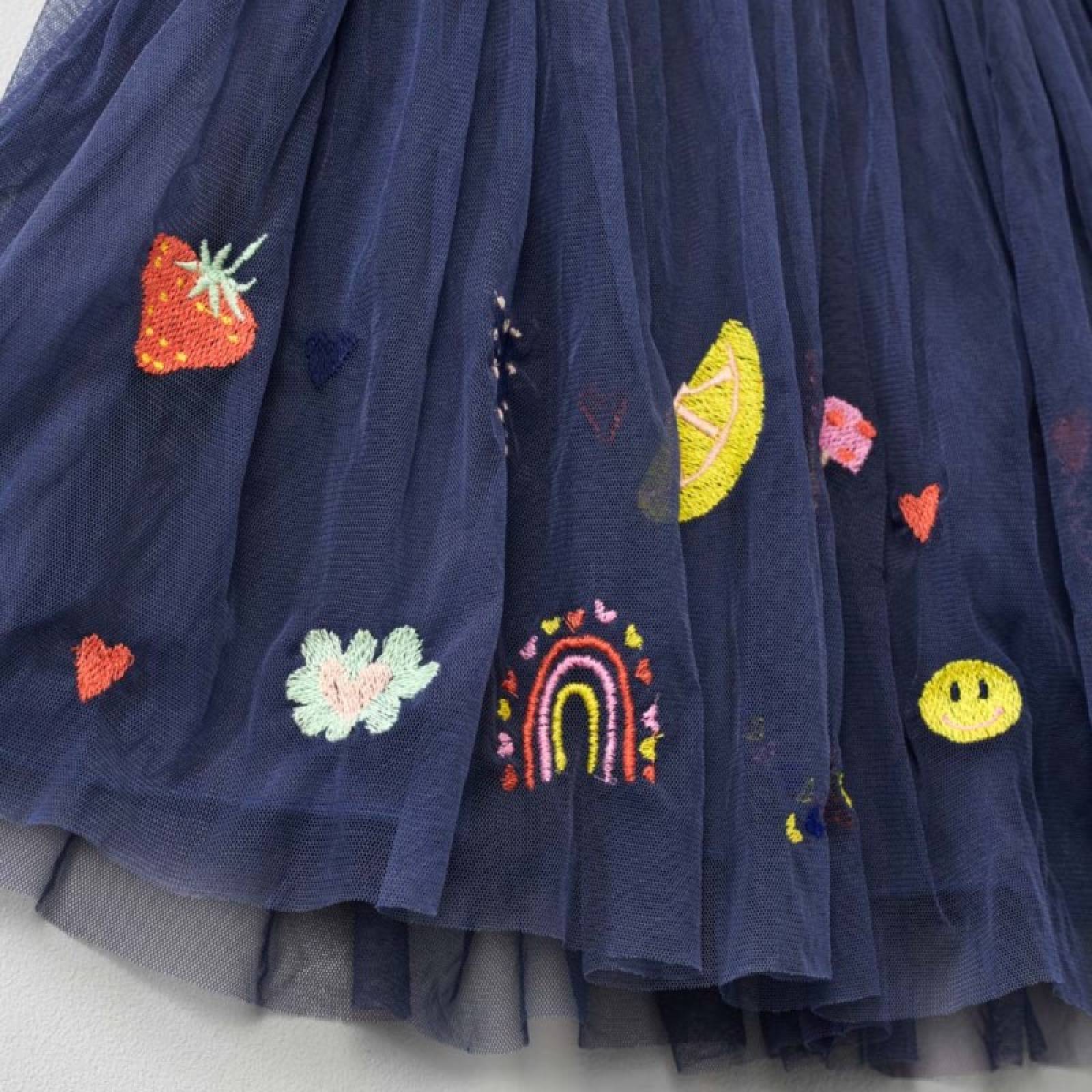 Children's Fruit Salad Tulle Skirt 3-5yrs thumbnails