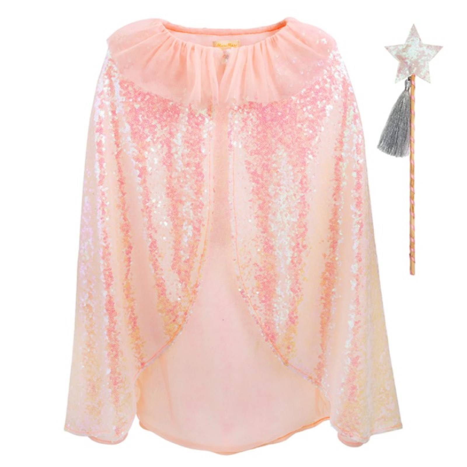 Children's Iridescent Sequin Cape Fancy Dress Costume 3-6