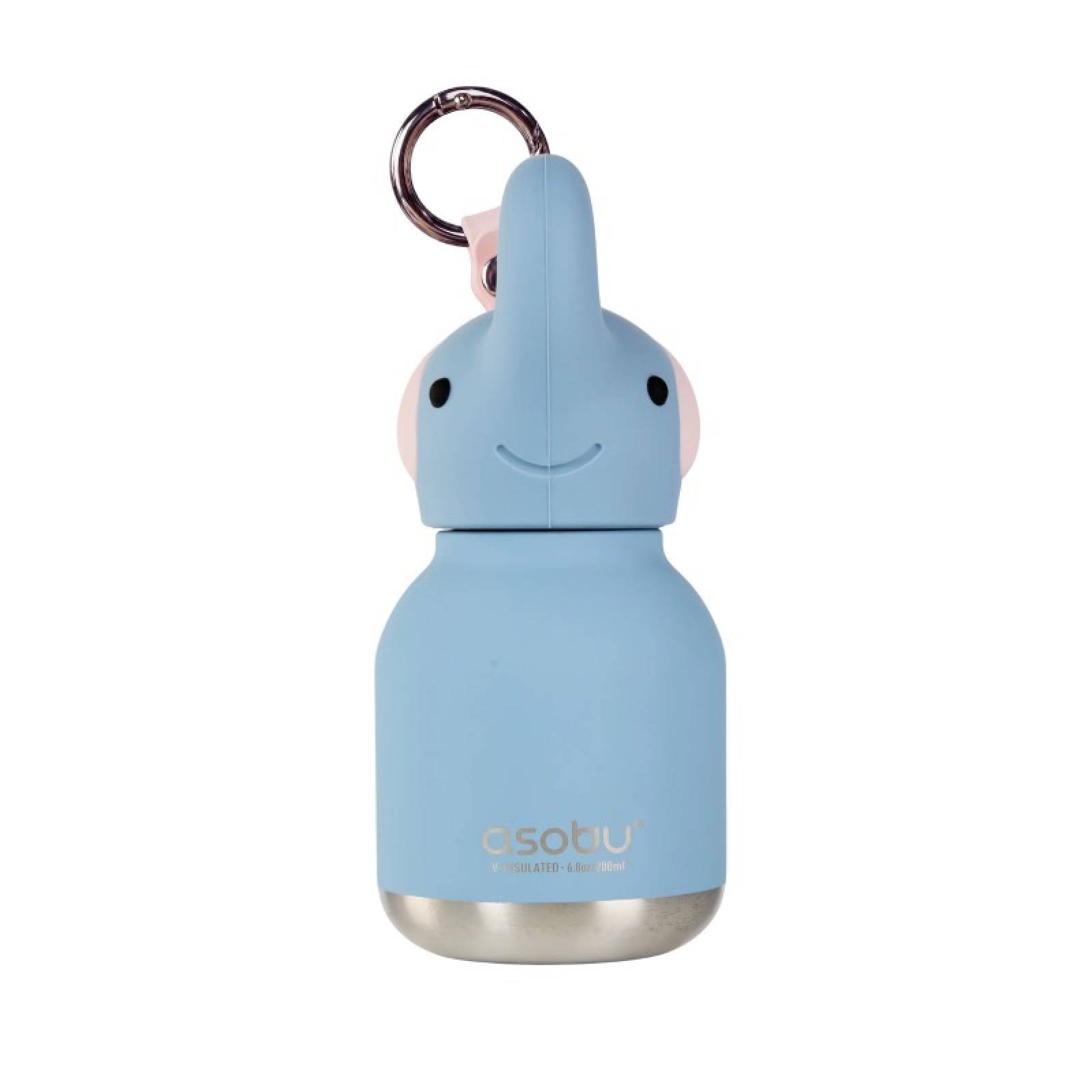 Children's Mini Water Bottle - Blue Elephant