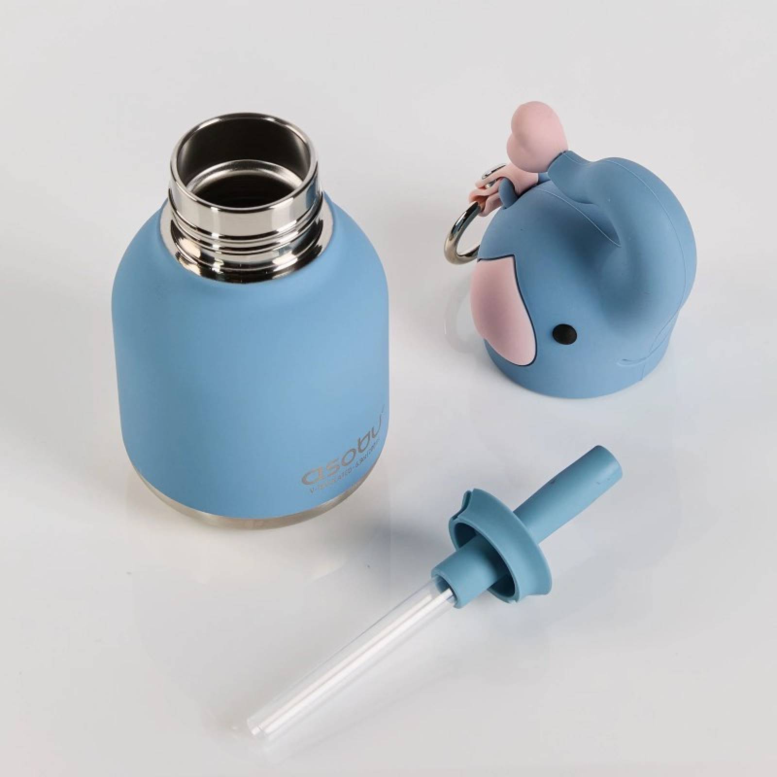 Children's Mini Water Bottle - Blue Elephant thumbnails