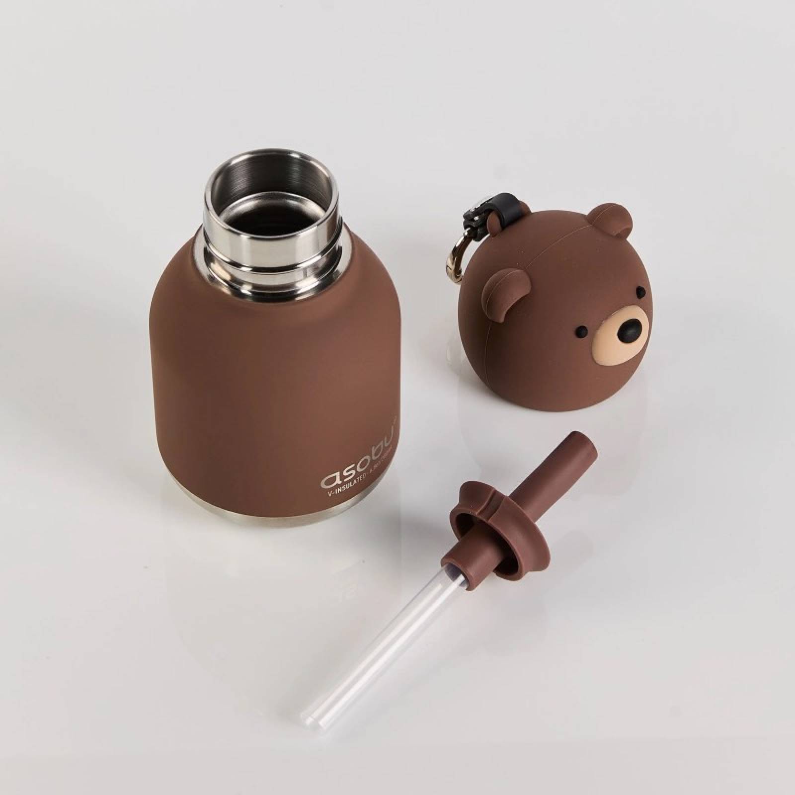 Children's Mini Water Bottle - Brown Bear thumbnails