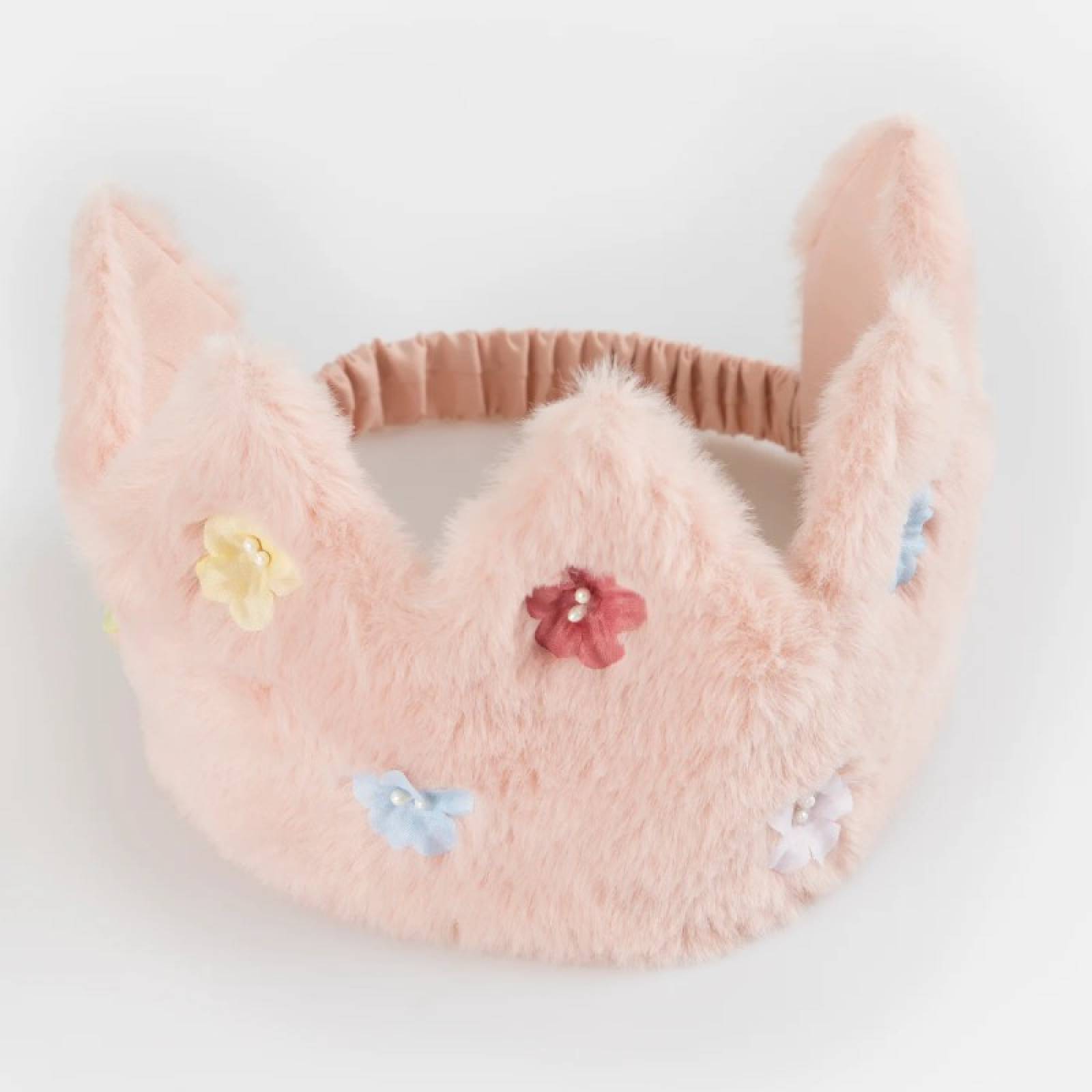 Children's Plush Pink Crown Fancy Dress Costume 3+ thumbnails