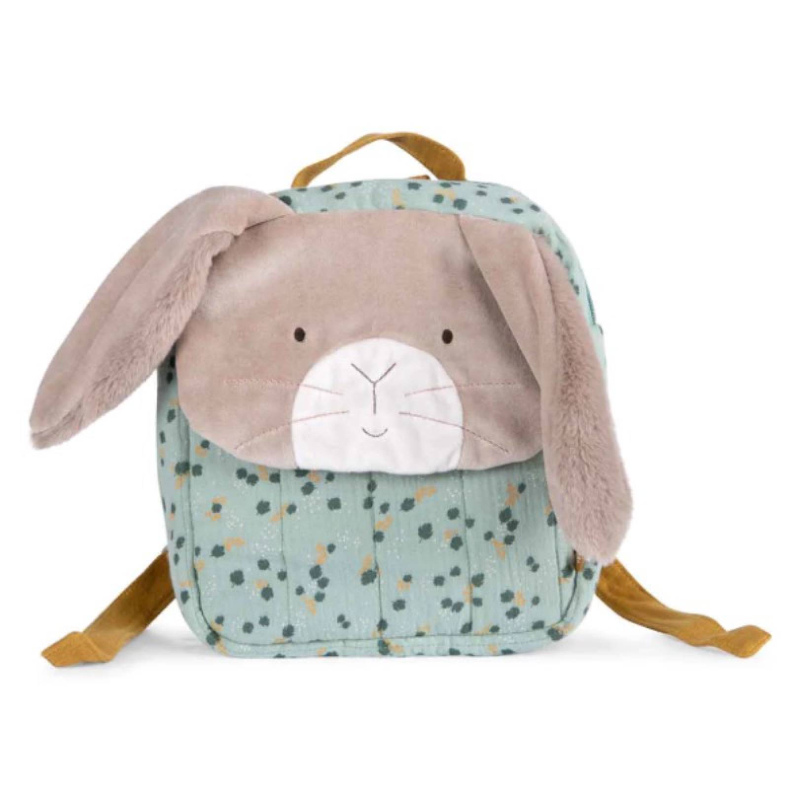 Children's Sage Rabbit Backpack By Moulin Roty 3+