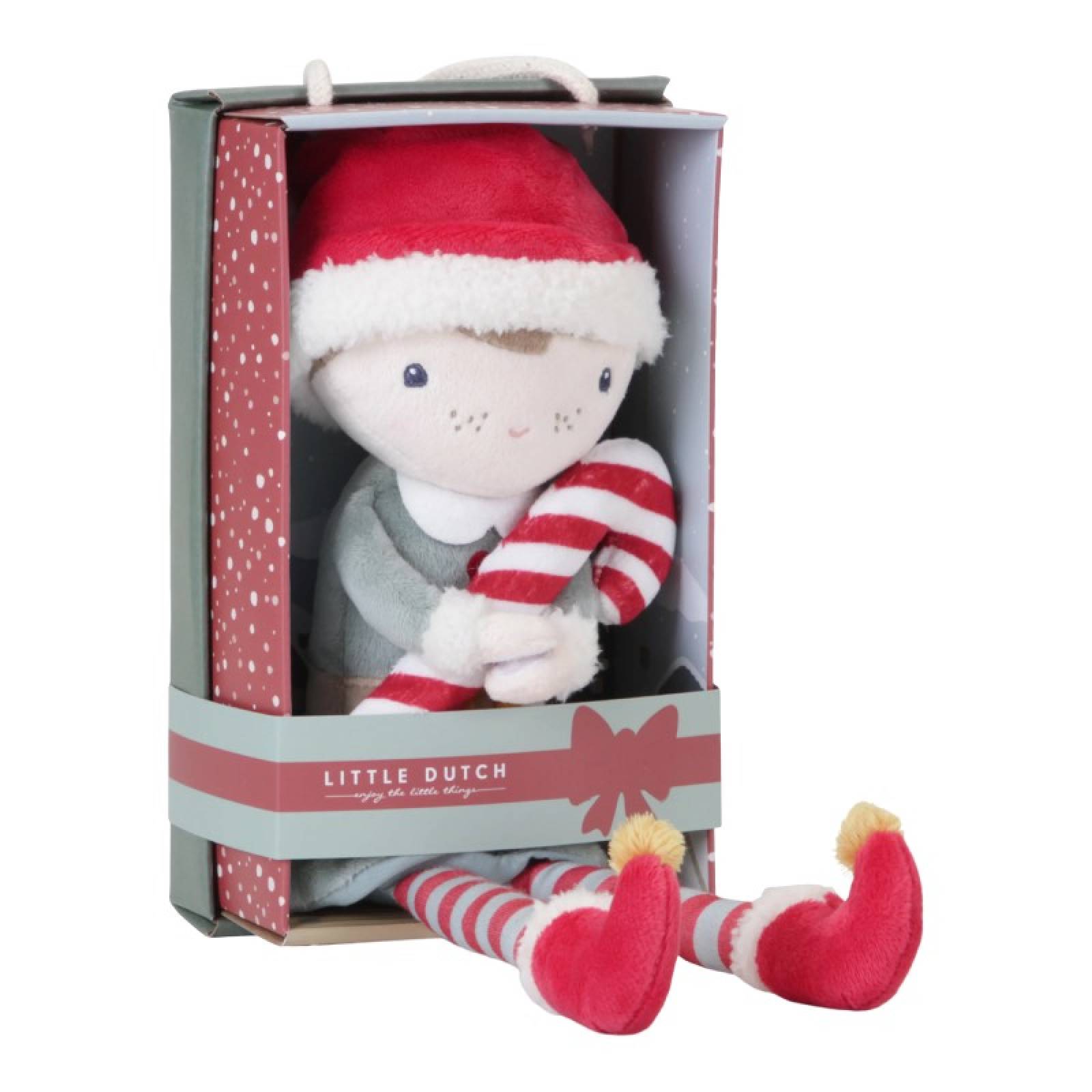 Christmas Jim Cuddle Doll 35cm By Little Dutch 1+ thumbnails