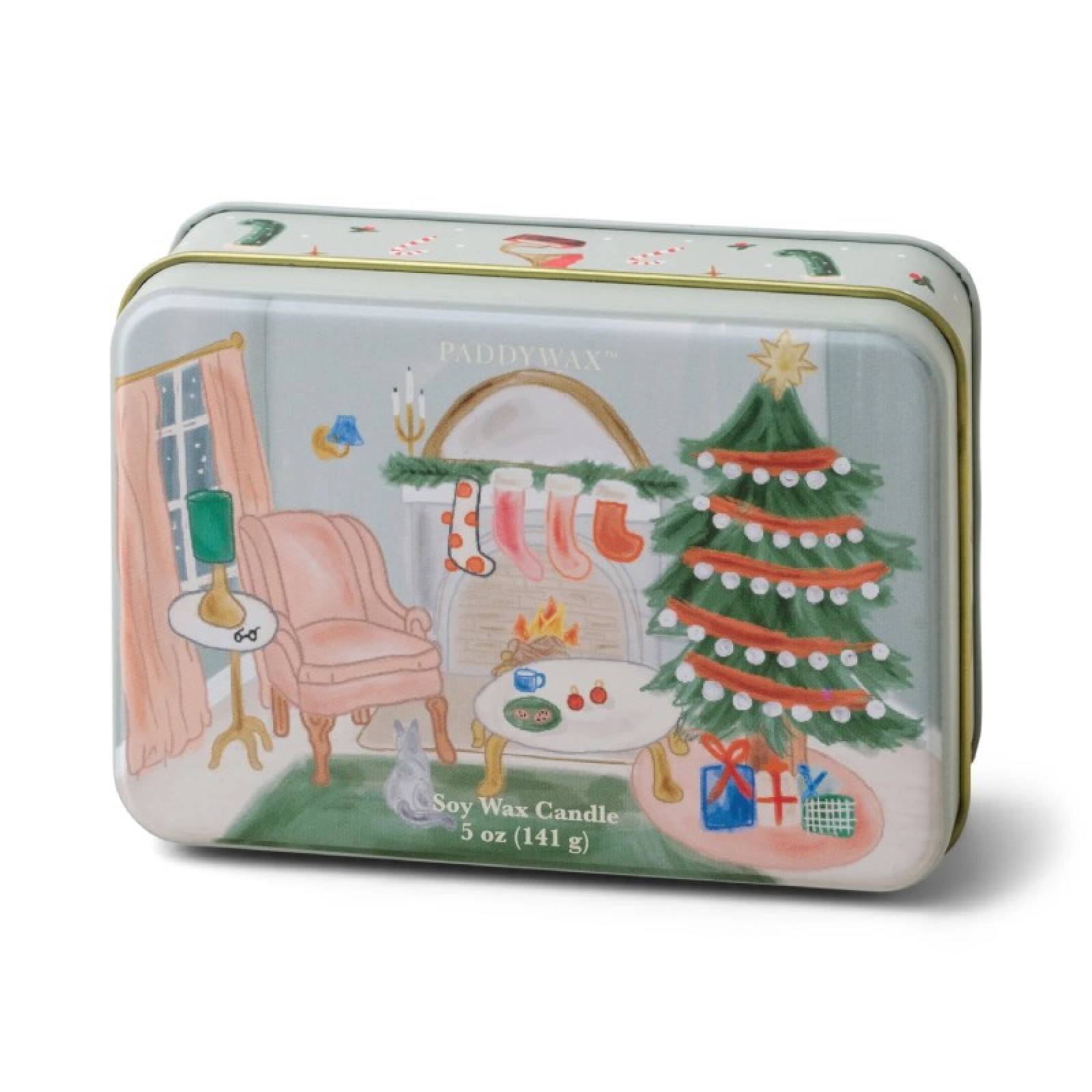 Christmas Living Room - Christmas Candle In A Tin 141g