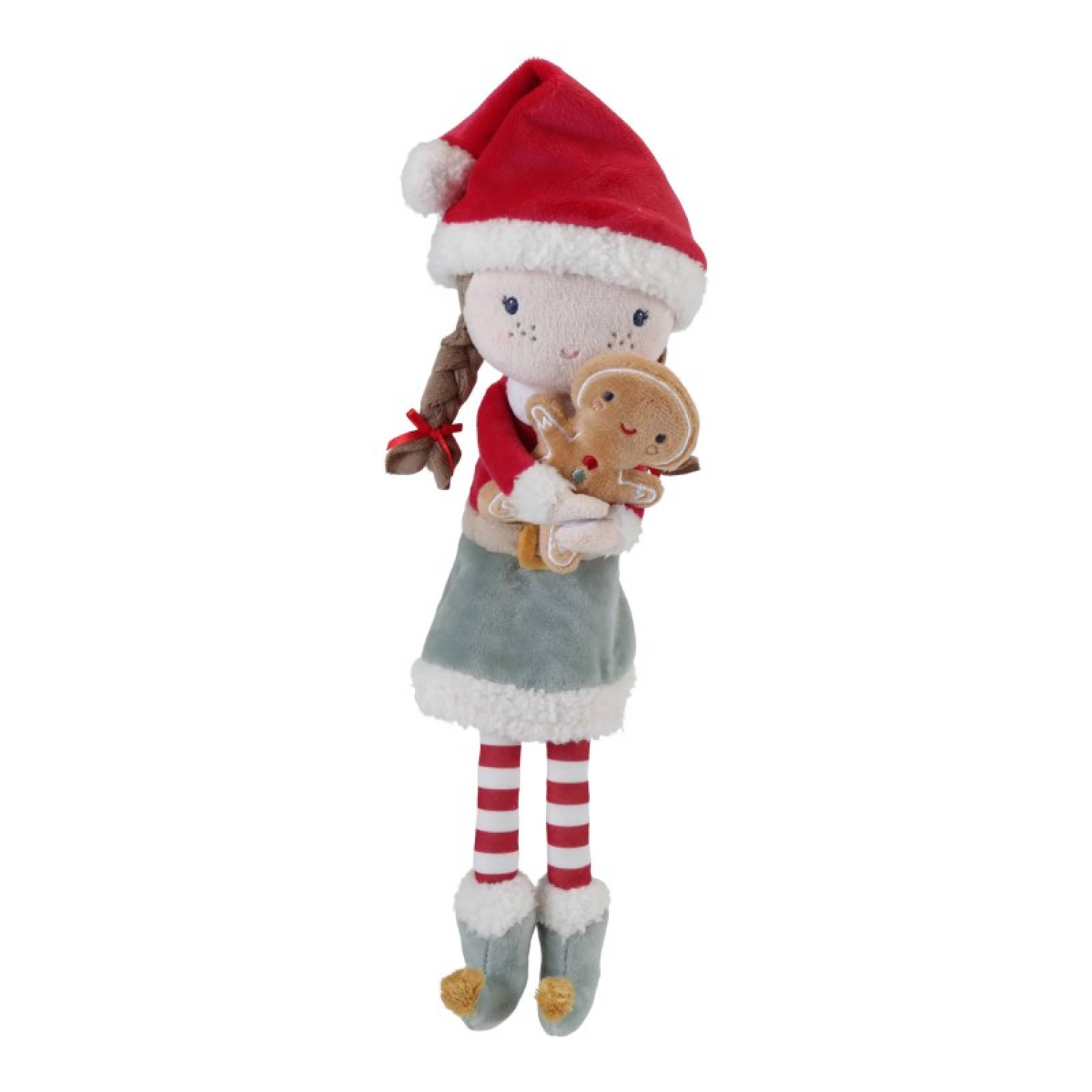 Christmas Rosa Cuddle Doll 35cm By Little Dutch 1+