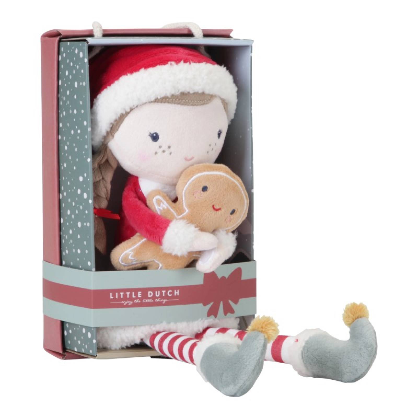 Christmas Rosa Cuddle Doll 35cm By Little Dutch 1+ thumbnails