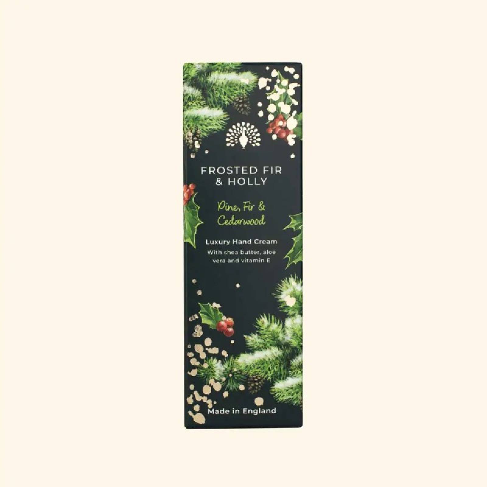 Christmas Tidings Frosted Fir and Holly Hand Cream 75ml