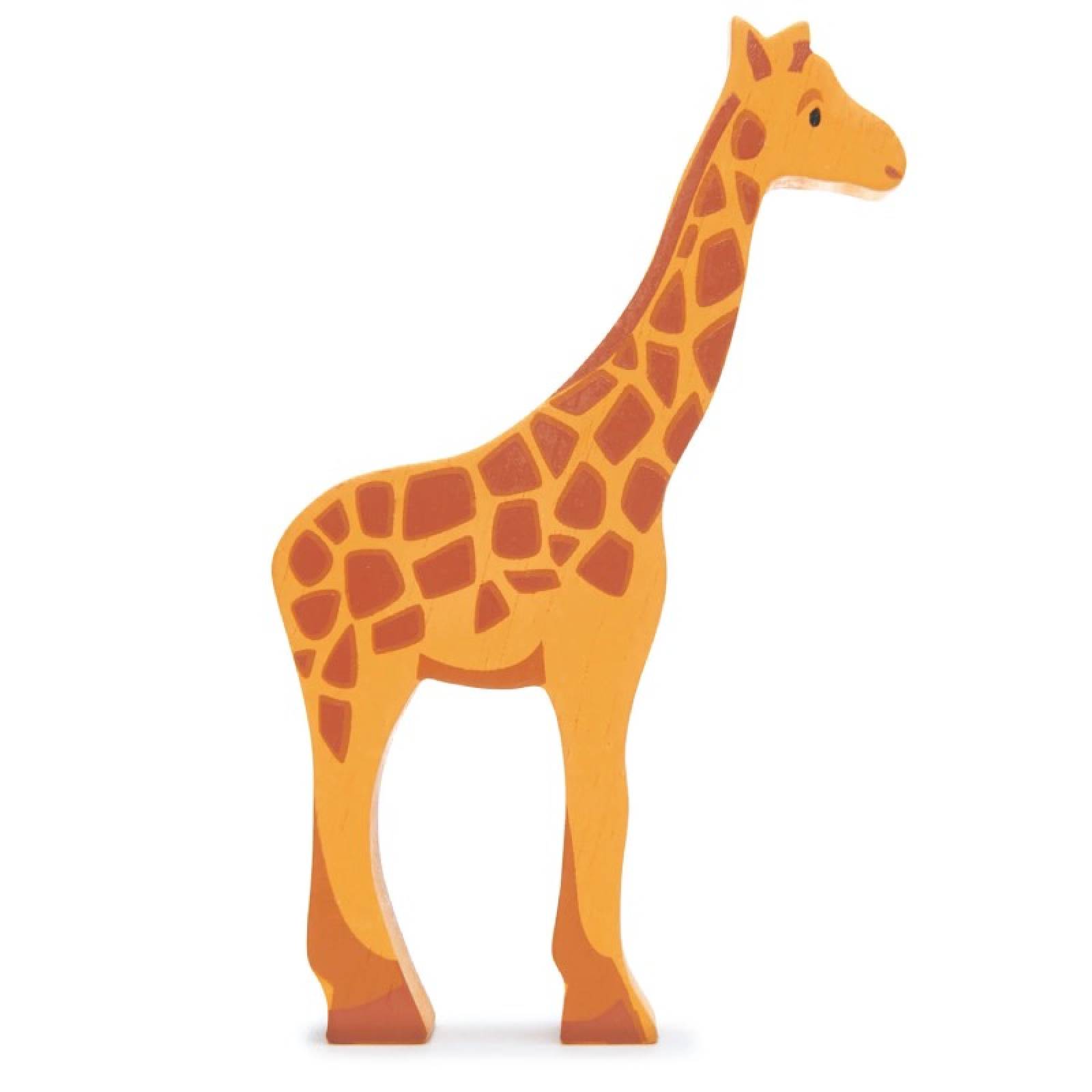 Chunky Wooden Giraffe Figure 3+