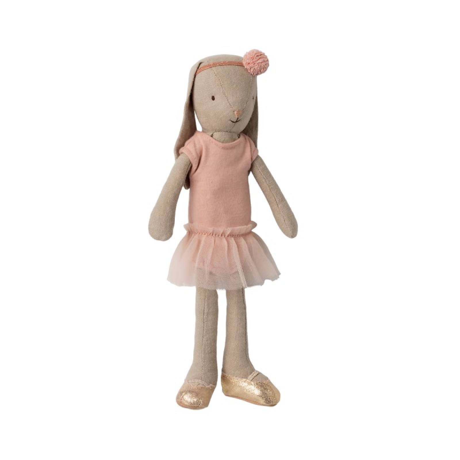 Classic Bunny In Pink Ballet Suit Size 2 Soft Toy By Maileg 0+