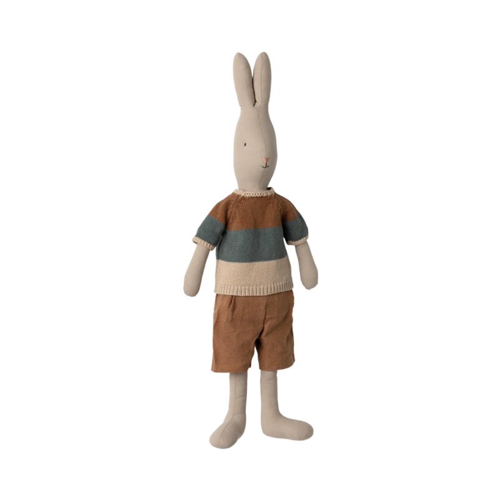 Classic Rabbit In Shirt & Shorts Size 4 Soft Toy By Maileg 0+