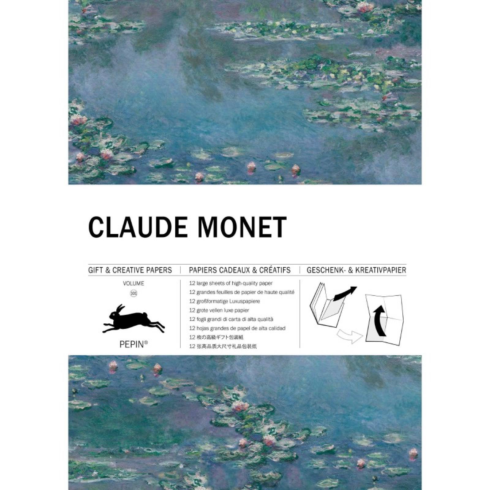 Claude Monet - Pepin Book Of Gift Wrap