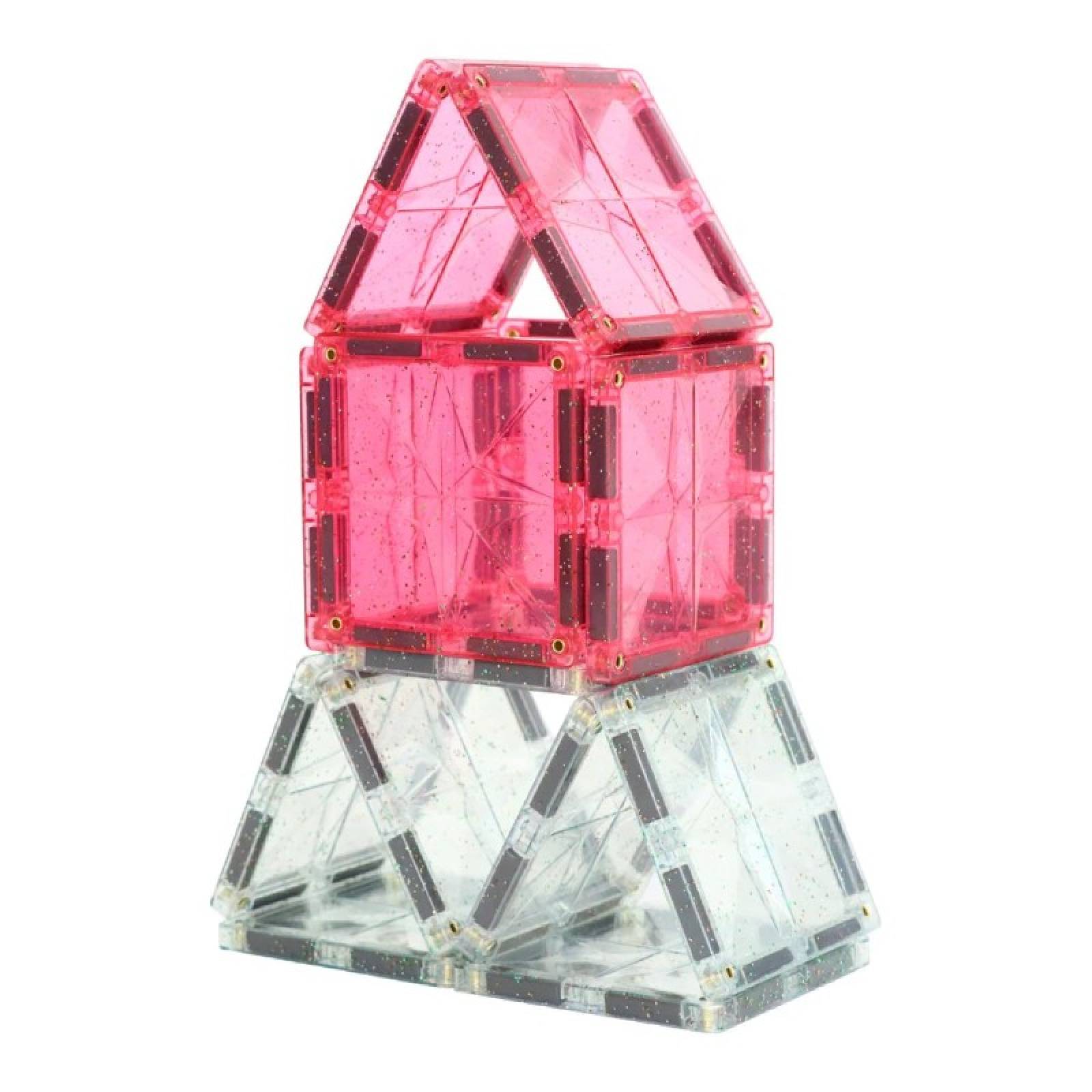 Cleverclixx Pink Glitter Tiles Pack 16 Pieces 3+ thumbnails