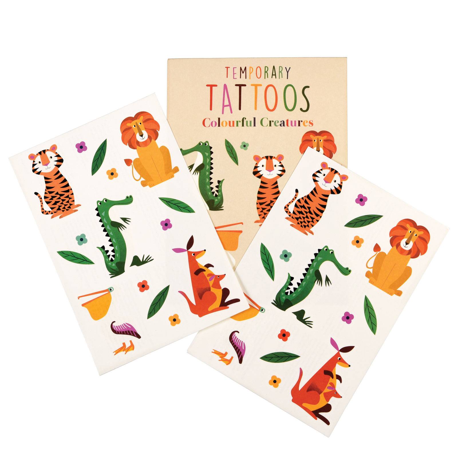Colourful Creatures Temporary Tattoos 3+ thumbnails