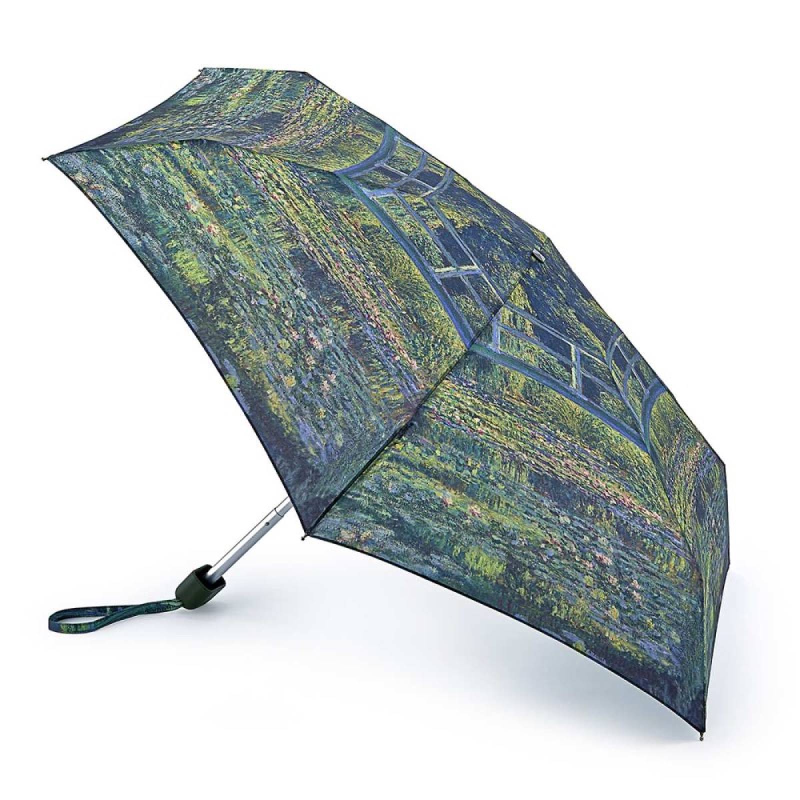 Compact Umbrella - Monet The Water Lilly Pond