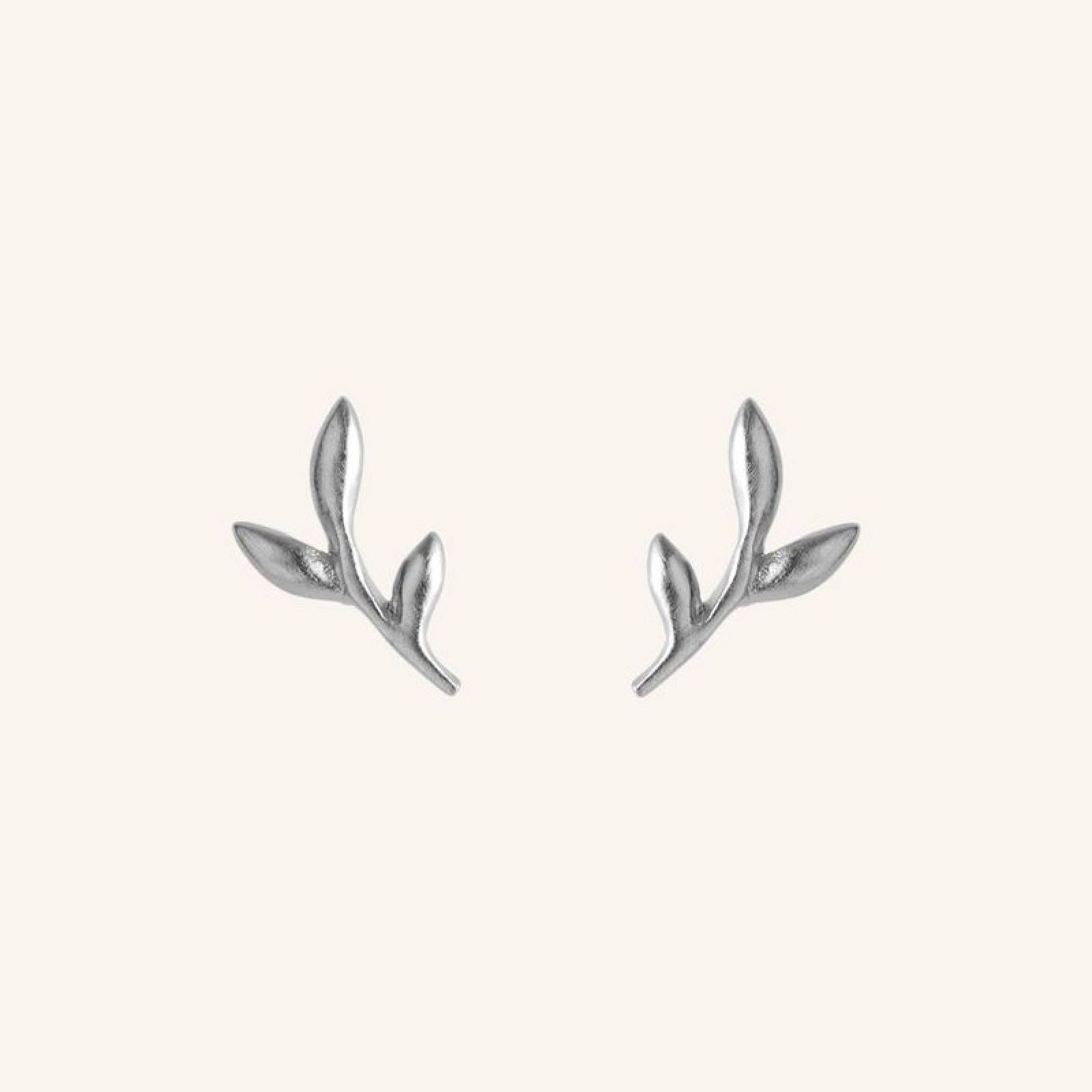 Crisp Earsticks Stud Earrings In Silver By Pernille Corydon