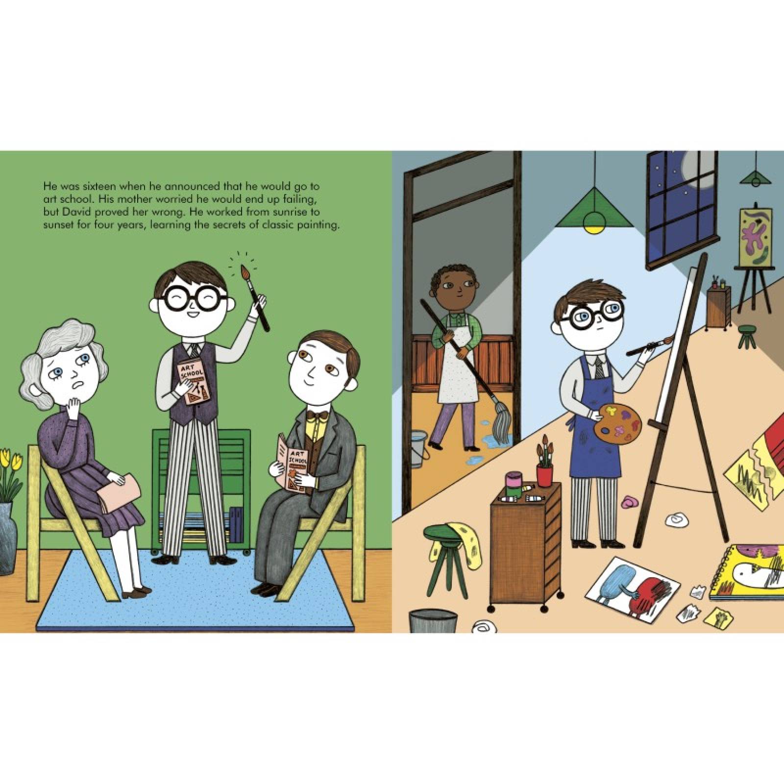 David Hockney: Little People, Big Dreams - Hardback Book thumbnails