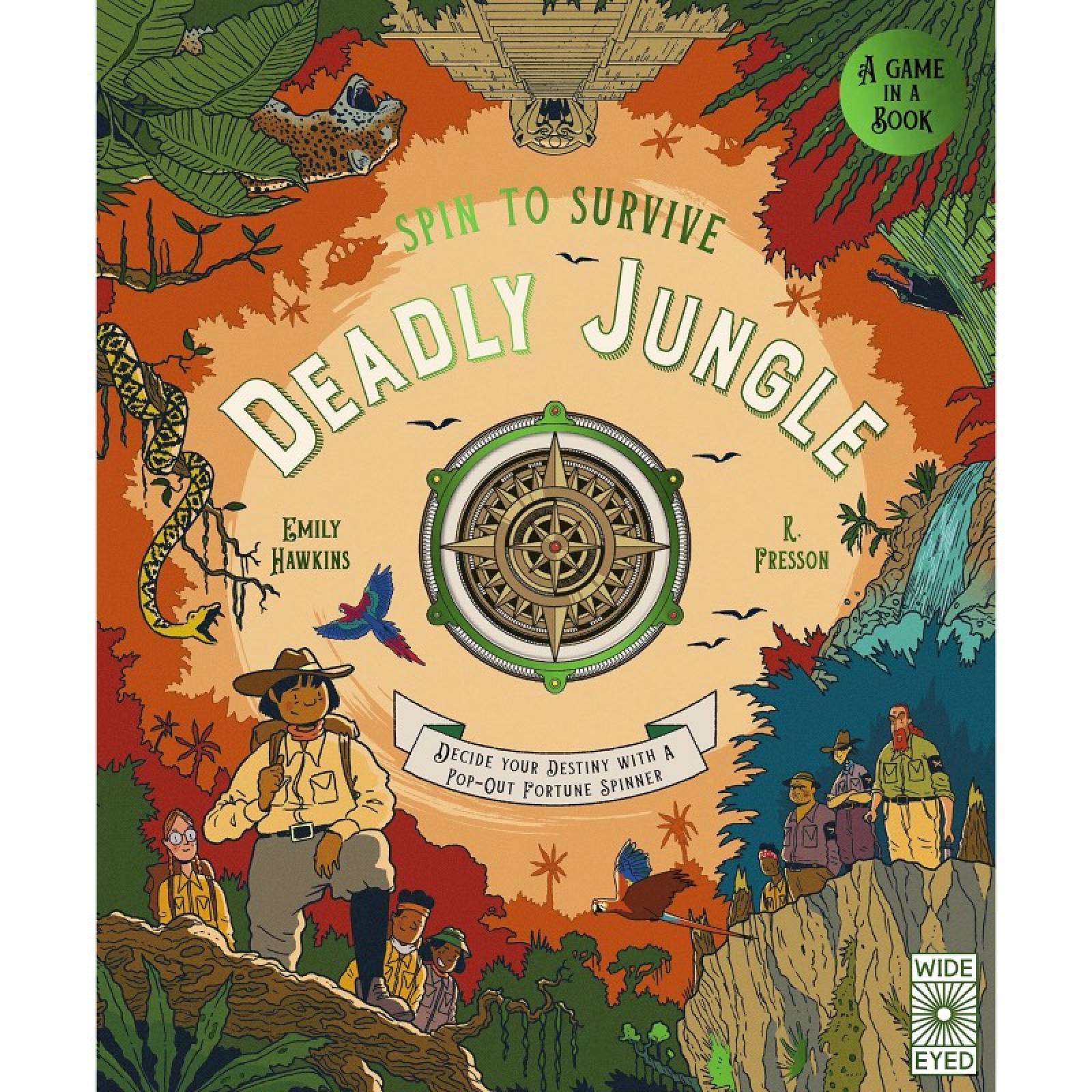 Deadly Jungle: Spin To Survive - Hardback Book