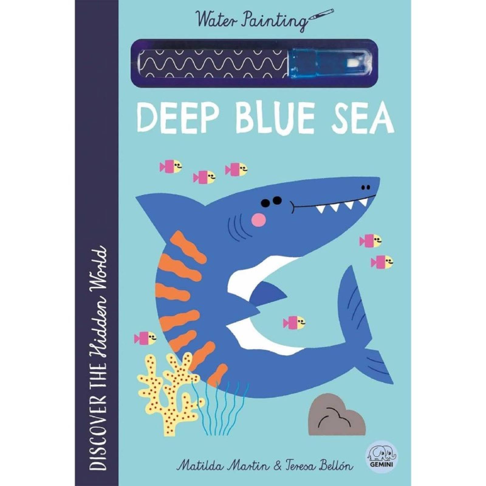 Deep Blue Sea Water Painting