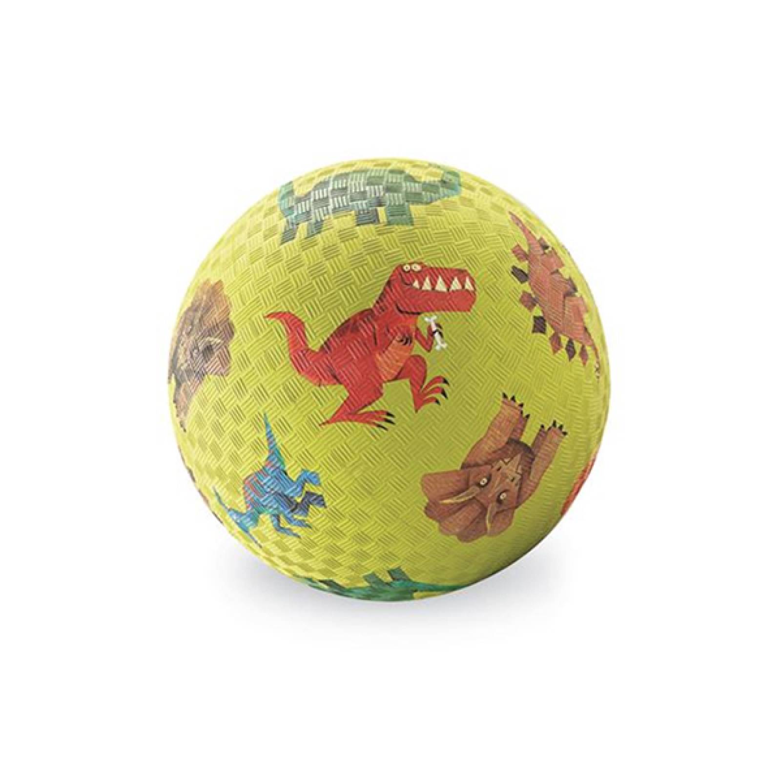 Green Dinosaurs - Small Rubber Picture Ball 13cm