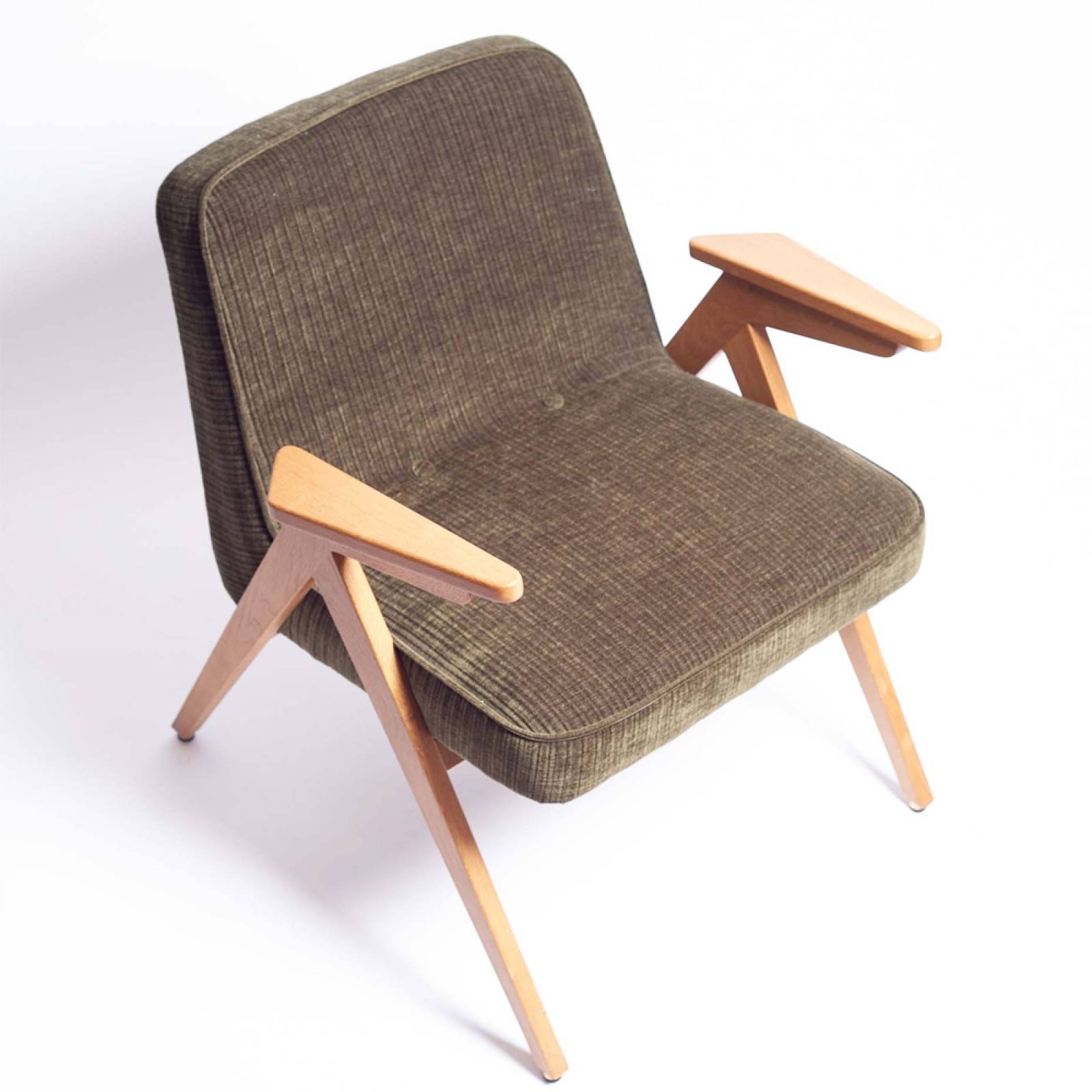 Ex-Display Bunny Armchair In Wave Olive thumbnails