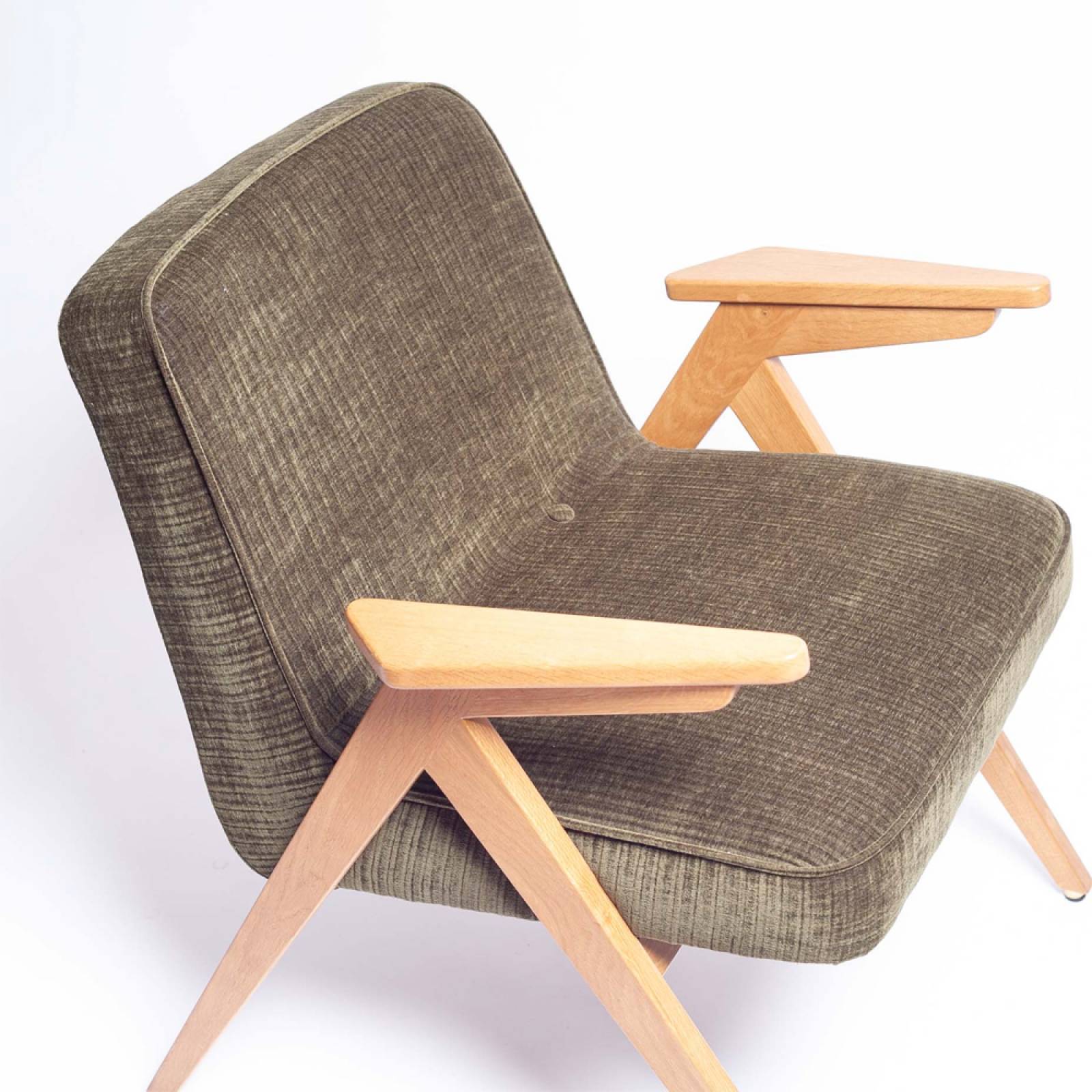 Ex-Display Bunny Armchair In Wave Olive thumbnails
