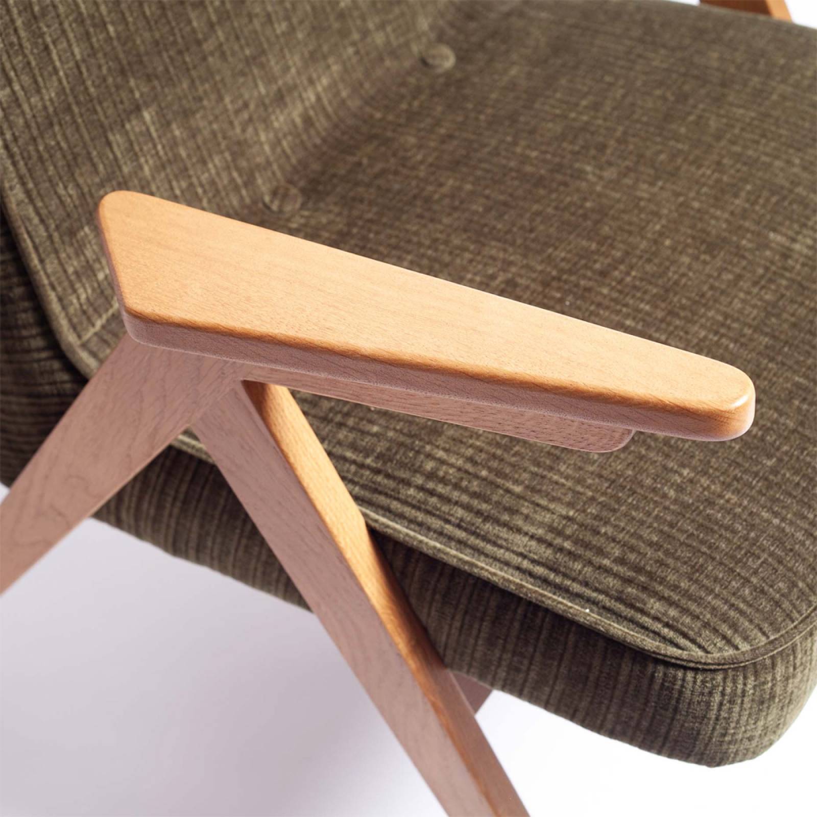 Ex-Display Bunny Armchair In Wave Olive thumbnails