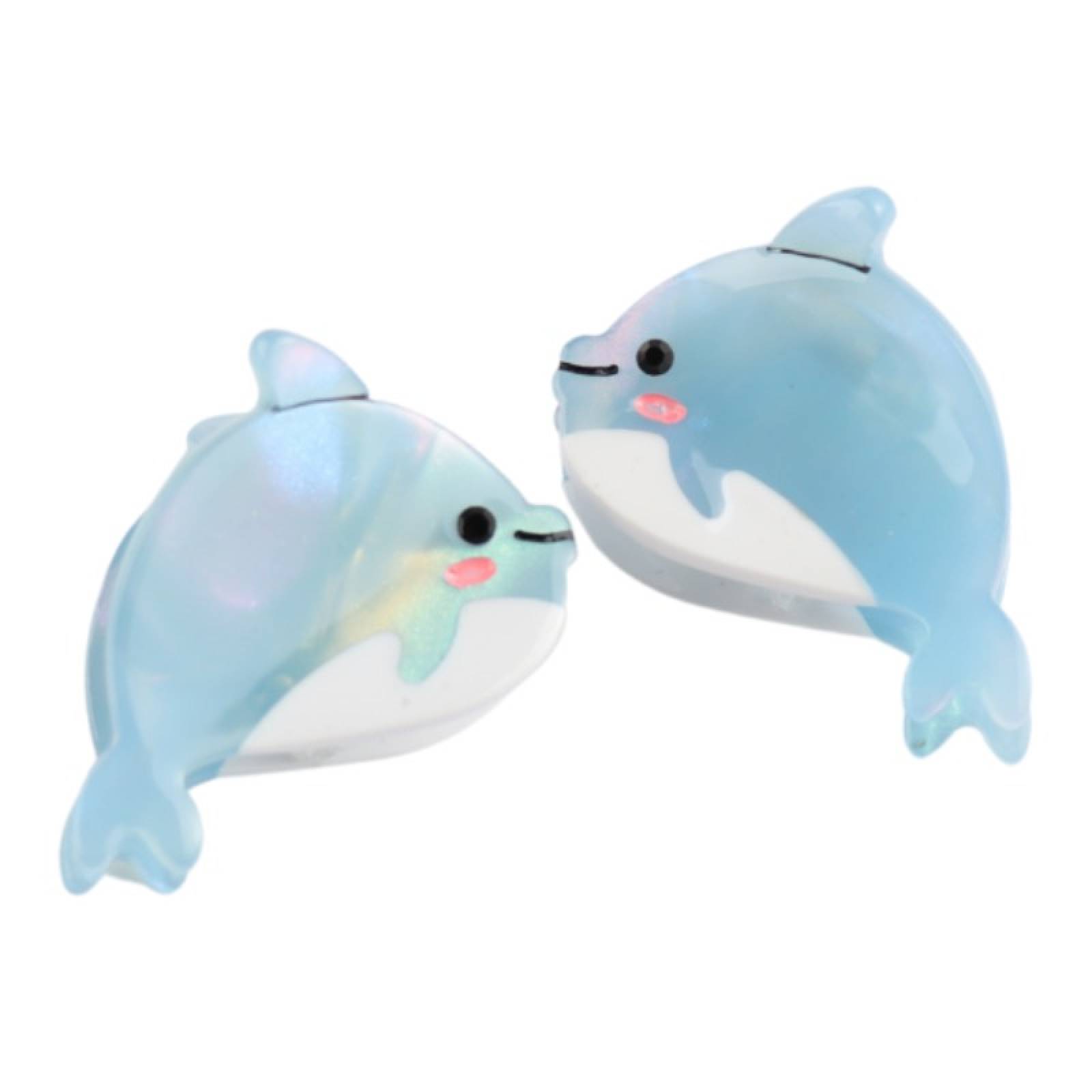 Dolphin - Pair Of Claw Hair Clips