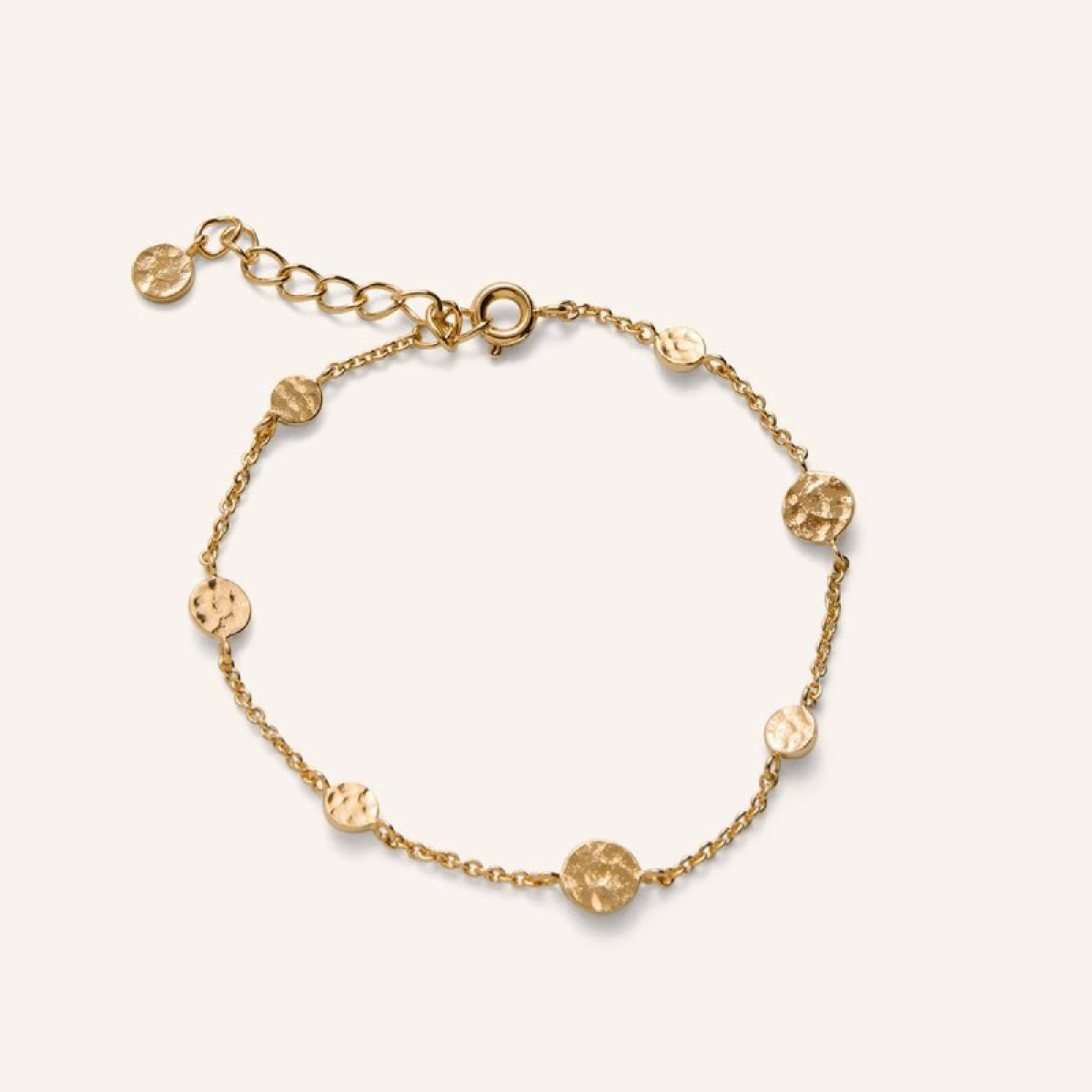 Dot Bracelet In Gold By Pernille Corydon