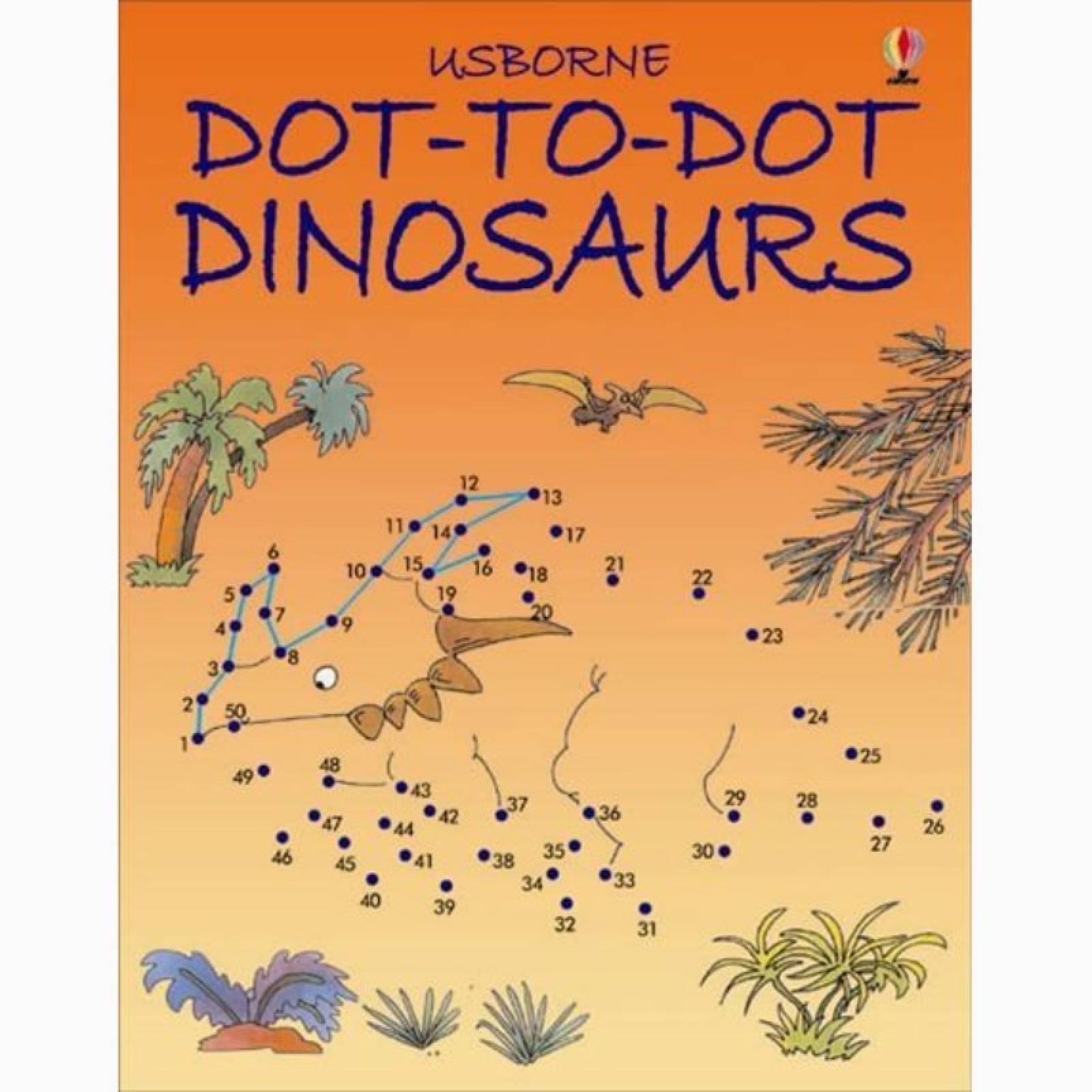 Dot-To-Dot Dinosaurs - Activity Book
