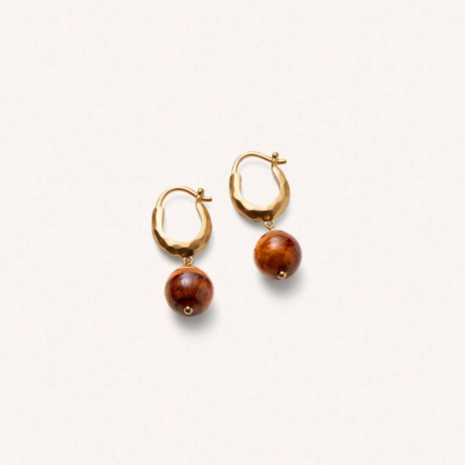 Earth Earrings In Gold By Pernille Corydon