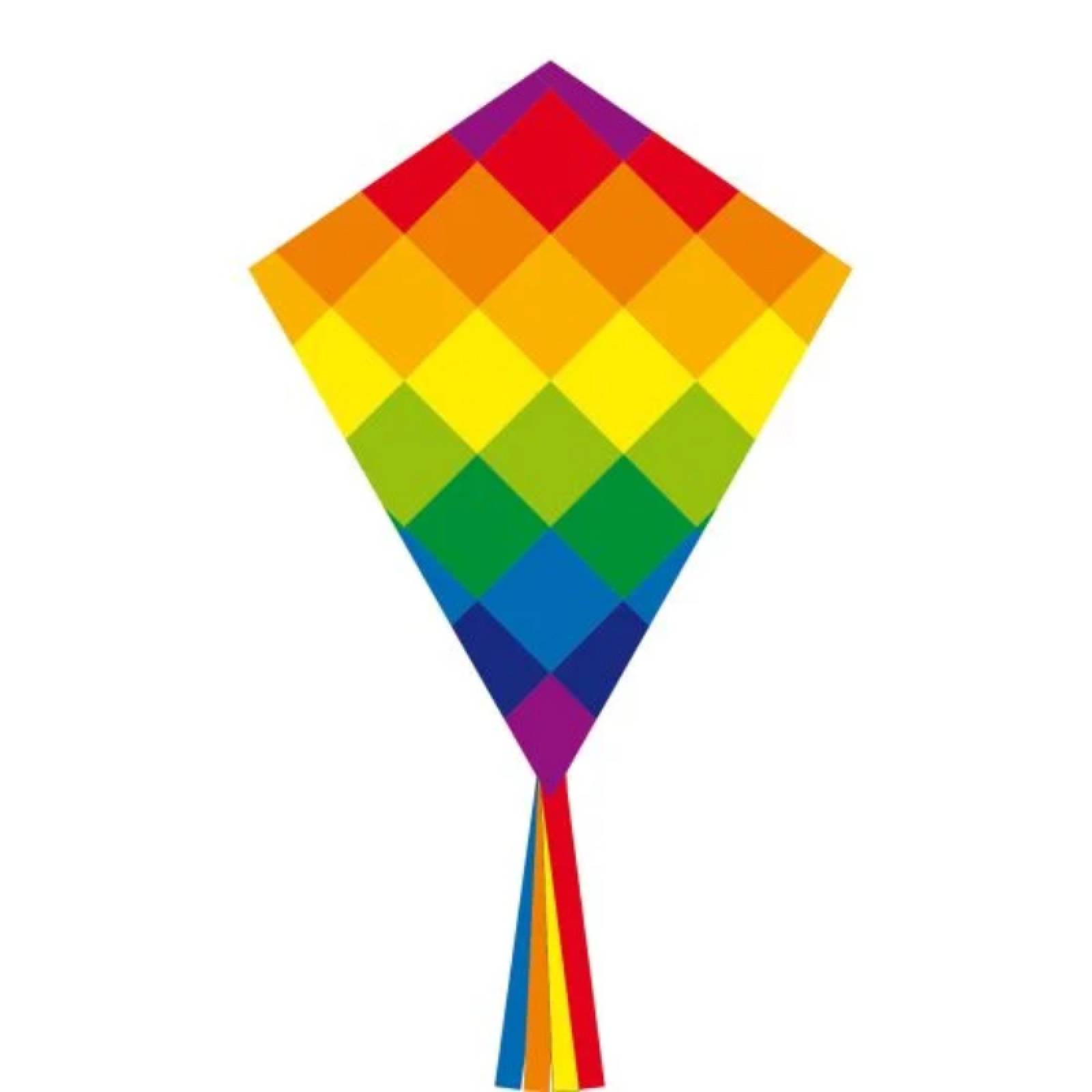 Eddy Rainbow Patchwork Kite 70cm