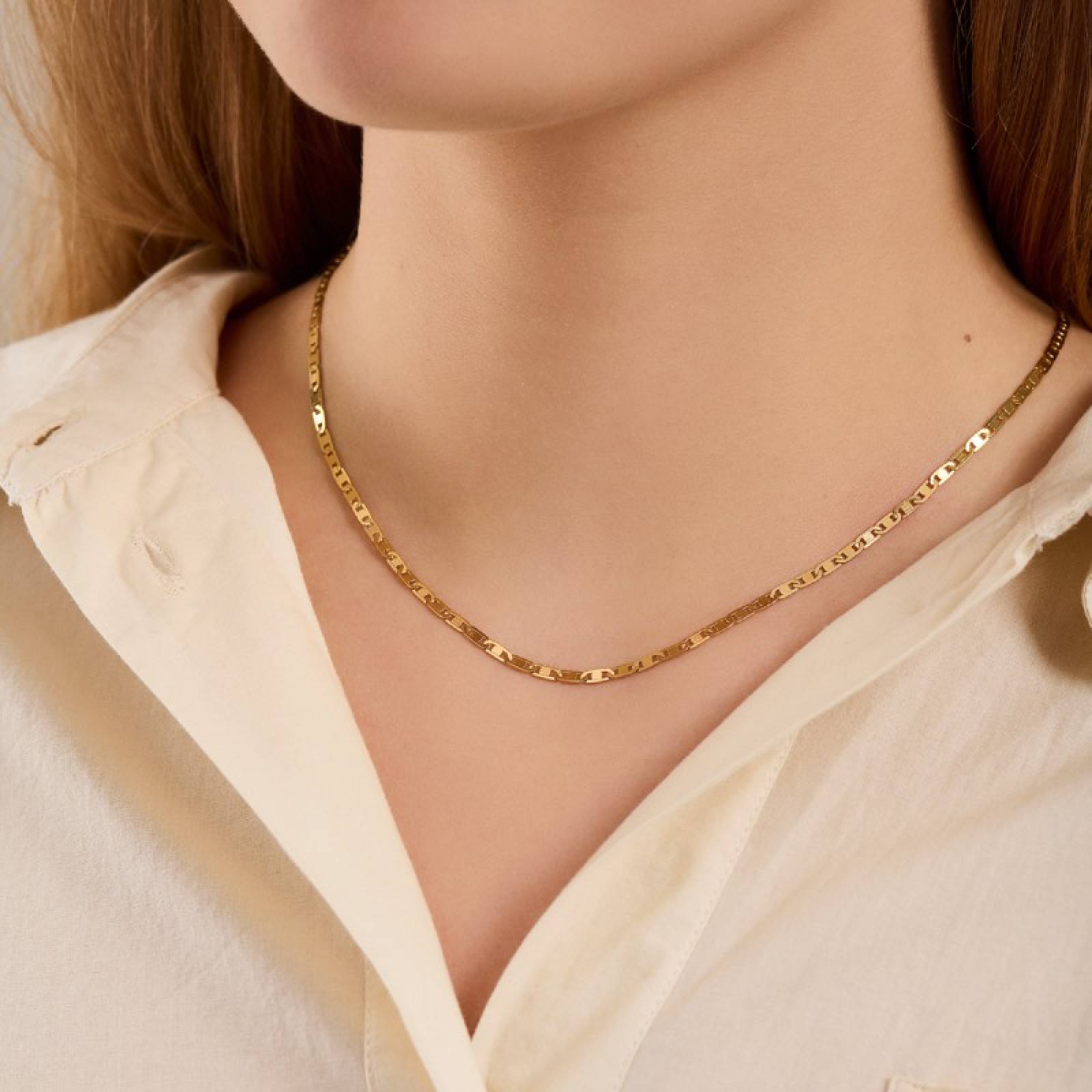 Eileen Chain Necklace In Gold By Pernille Corydon thumbnails
