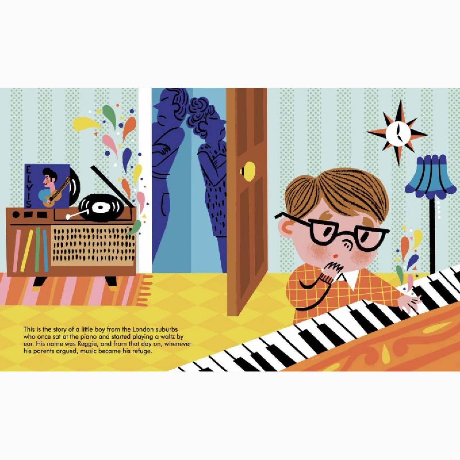Elton John: Little People Big Dreams Hardback Book thumbnails