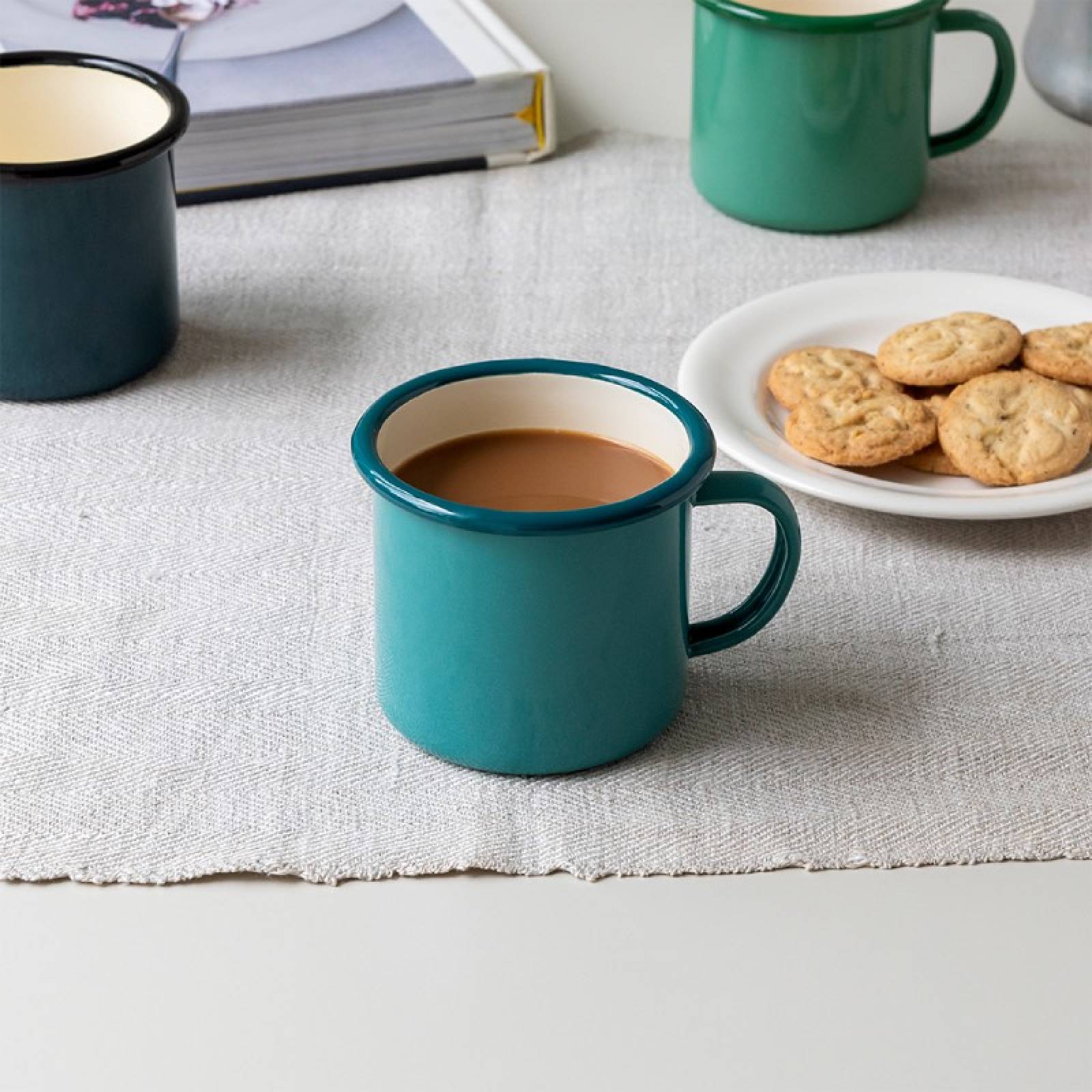 Enamel Mug In Teal thumbnails