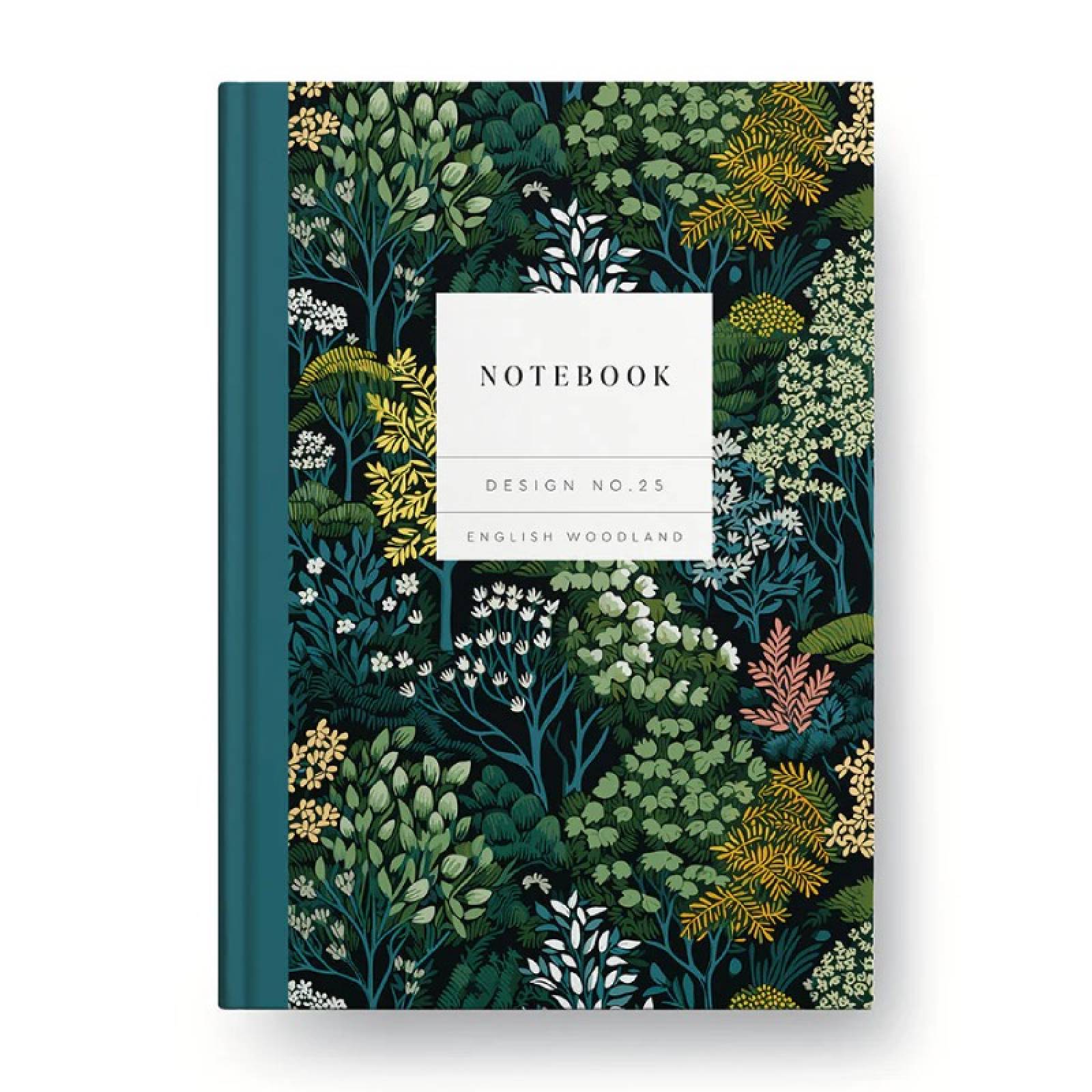 English Woodland Hardbook Notebook A5