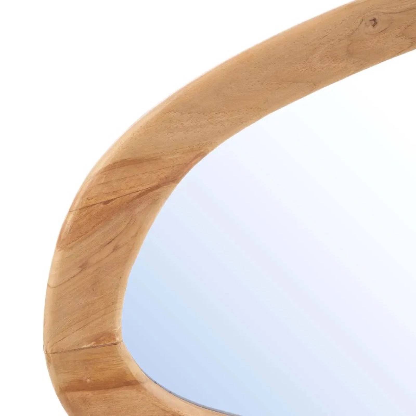 Extra Large Pebble Organic Shaped Mirror In Natural thumbnails
