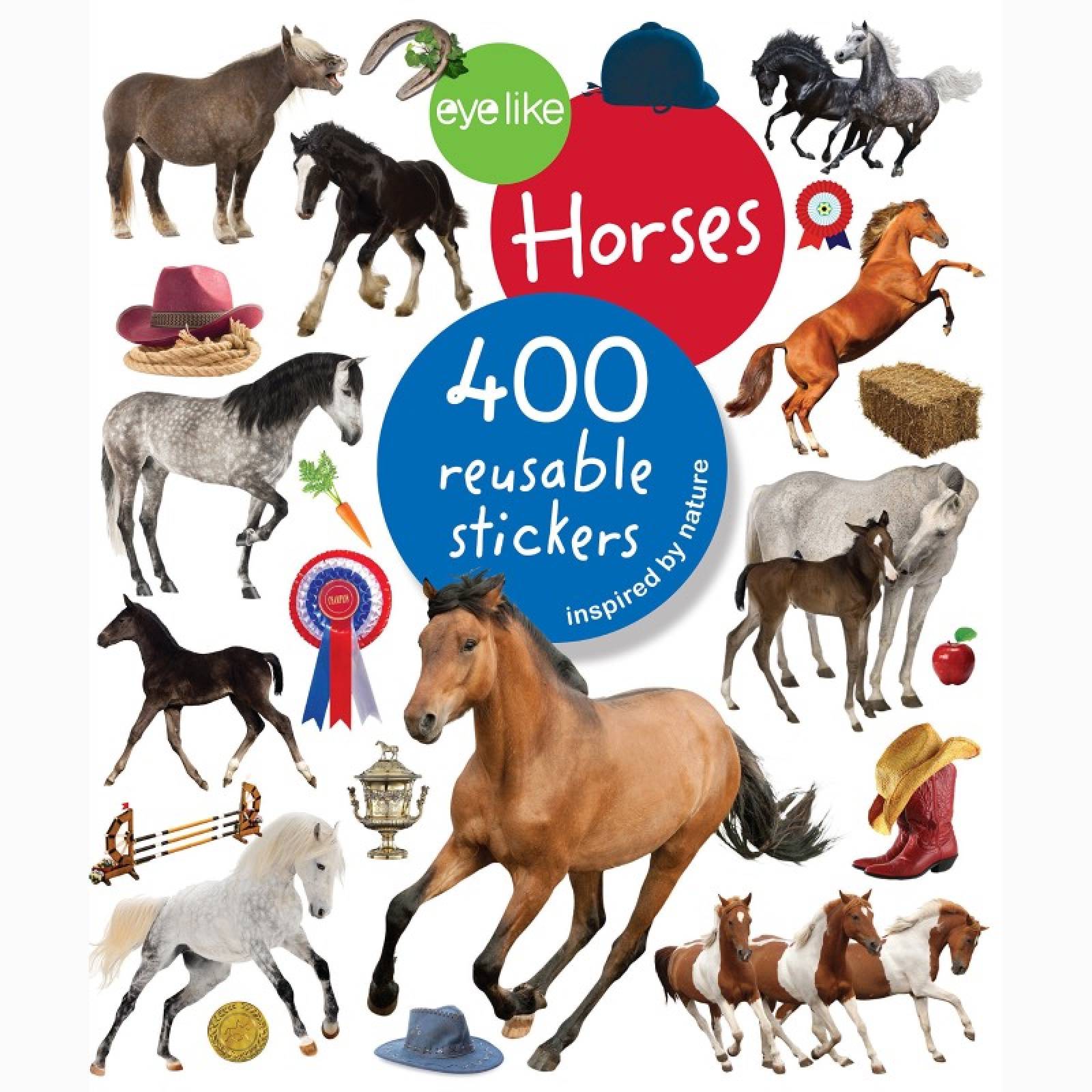 Eyelike Horses: 400 Reusable Stickers