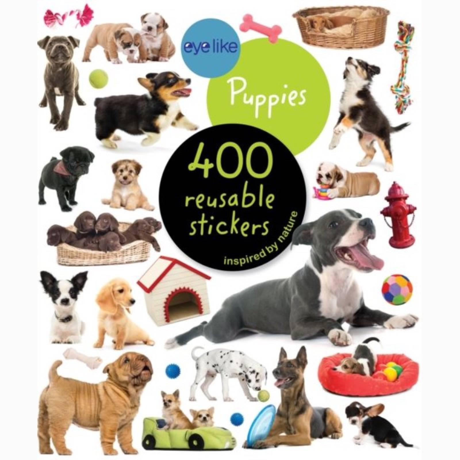 Eyelike Puppies: 400 Reusable Stickers thumbnails