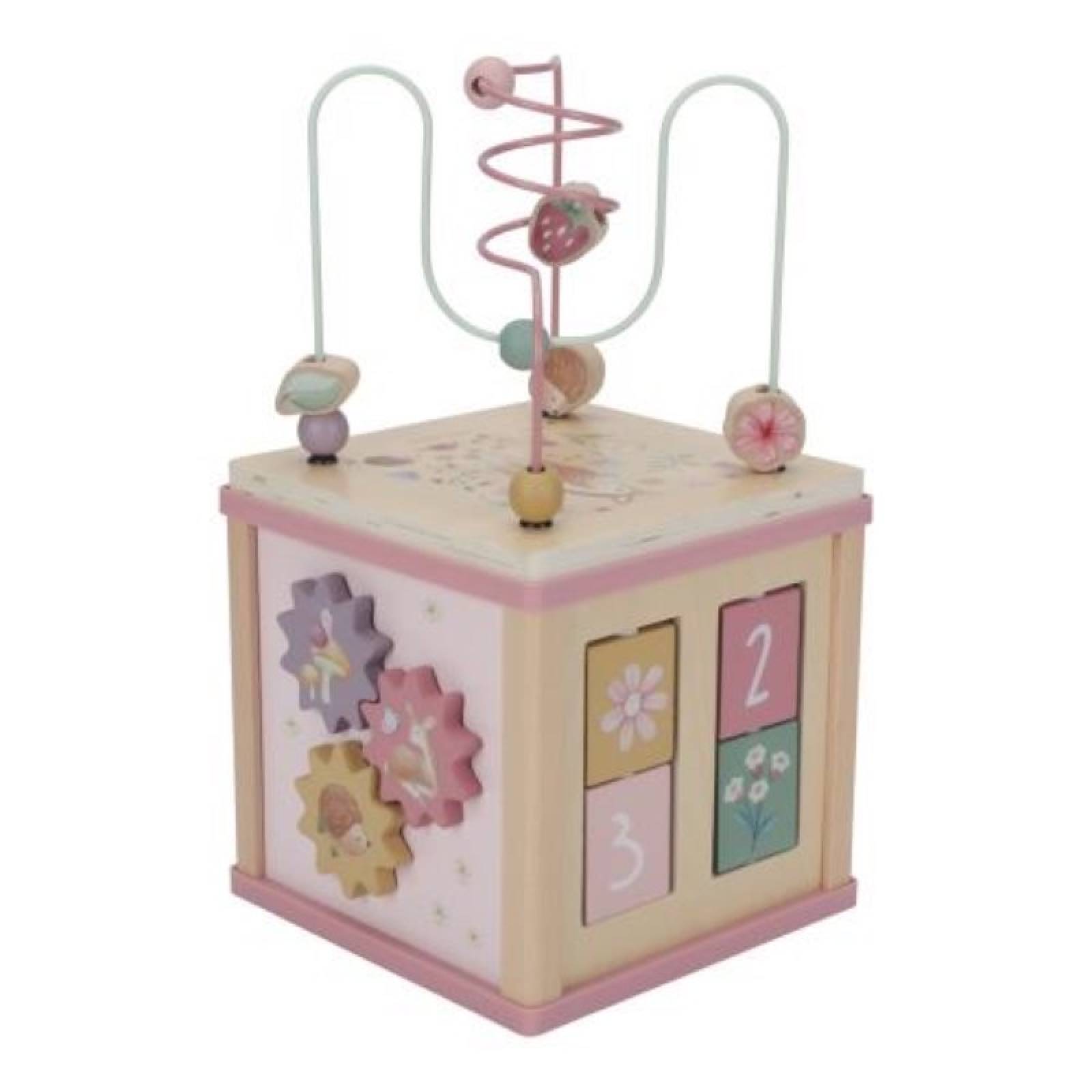 Fairy Garden Wooden Activity Cube By Little Dutch 18m+