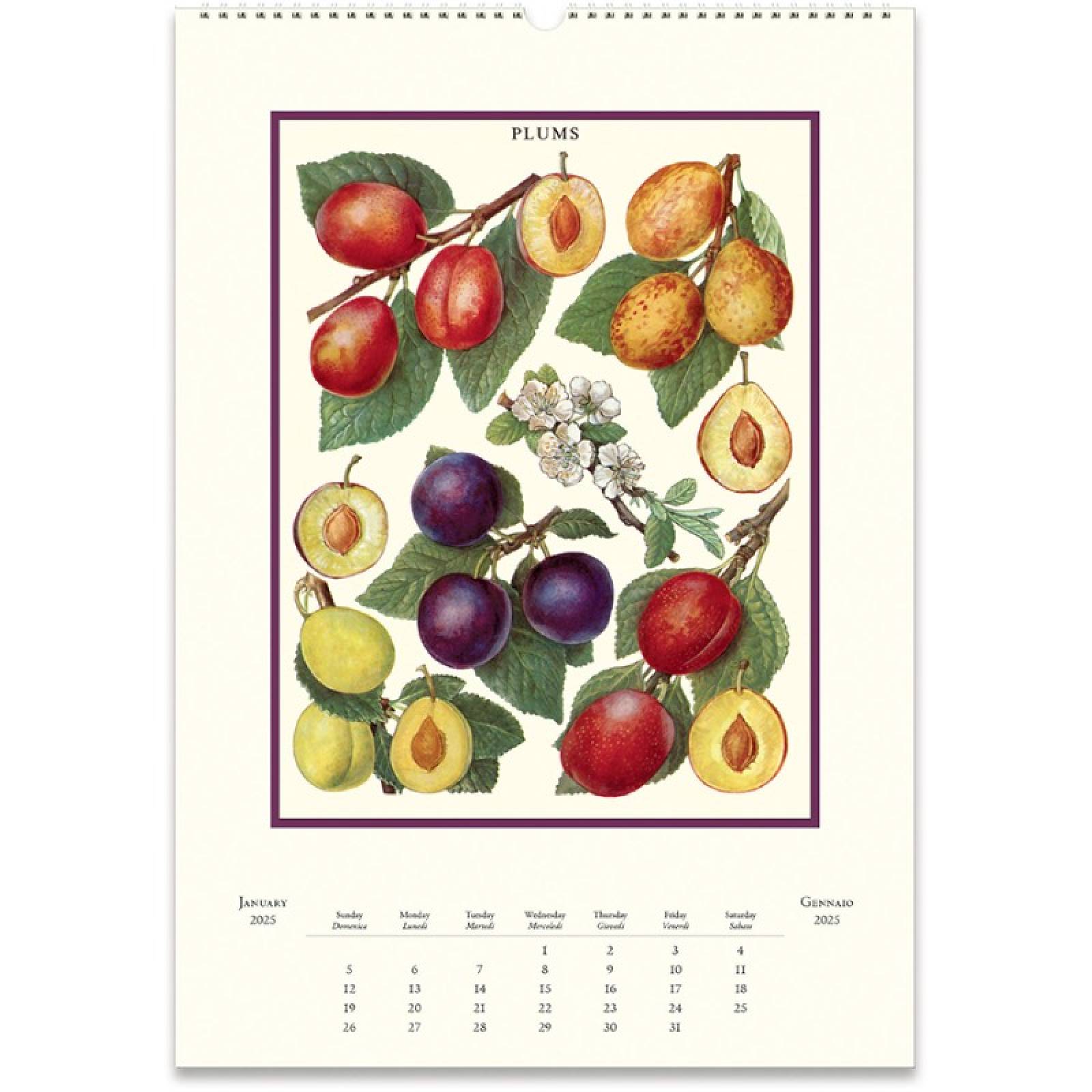 Farmer's Market Wall Calendar By Cavallini 2025 thumbnails