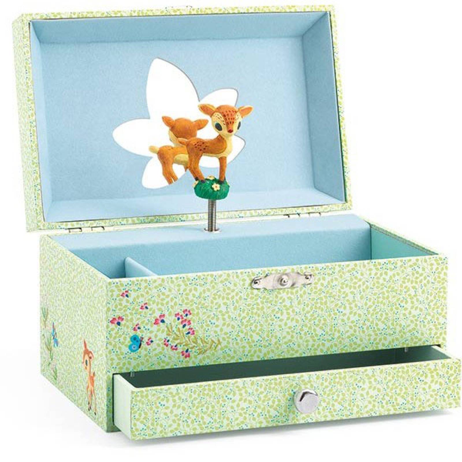 Fawn Music Box With Drawer By Djeco