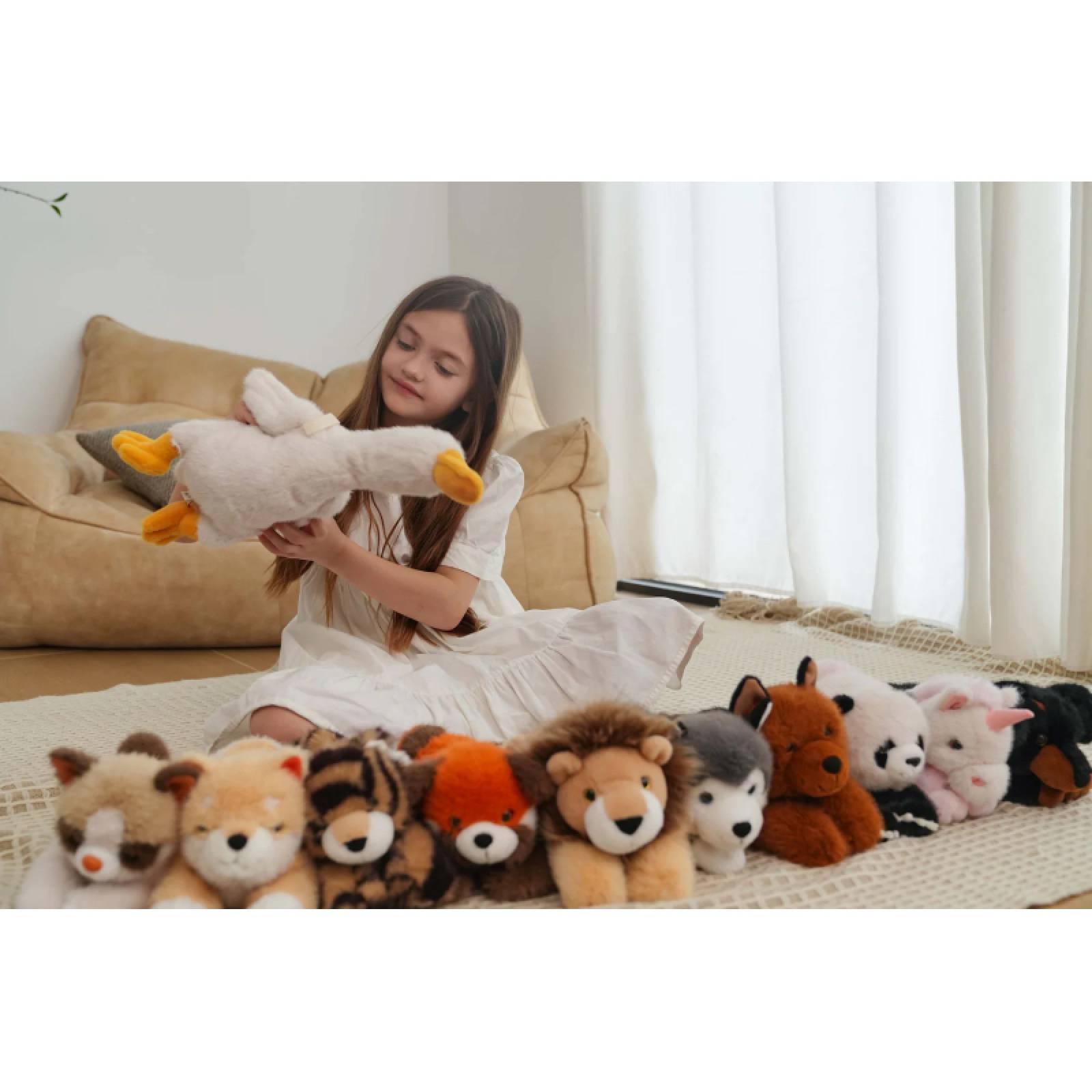 Feather Goose White Soft Toy 40cm thumbnails
