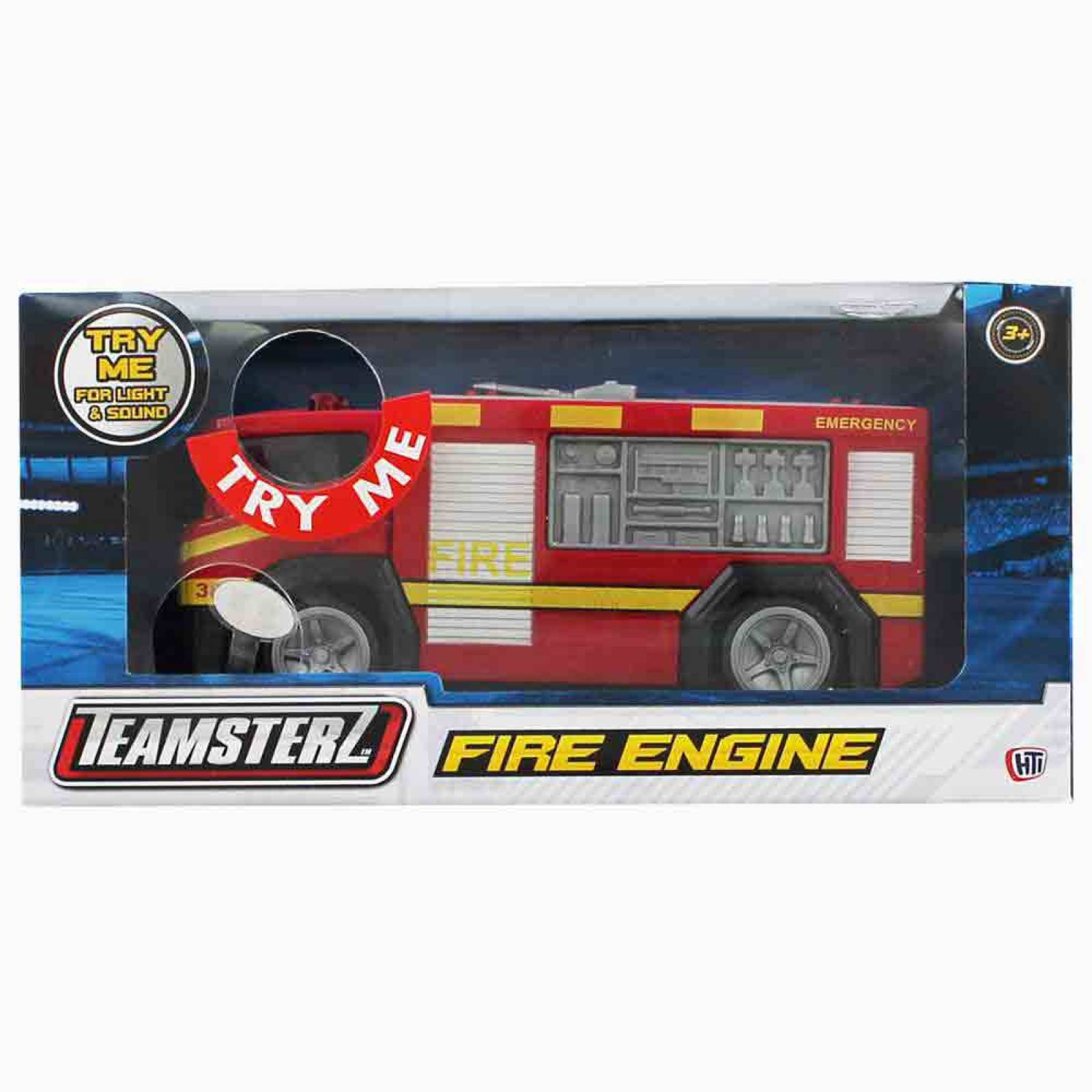 Fire Engine With Light & Sound 1:48 Toy Car Assorted